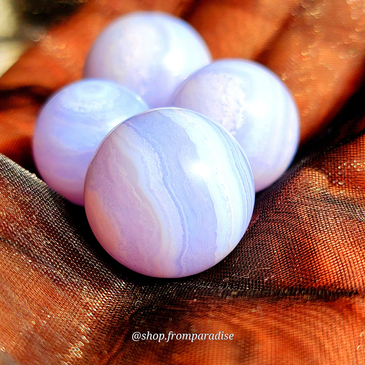 Mini Blue Lace Agate Sphere