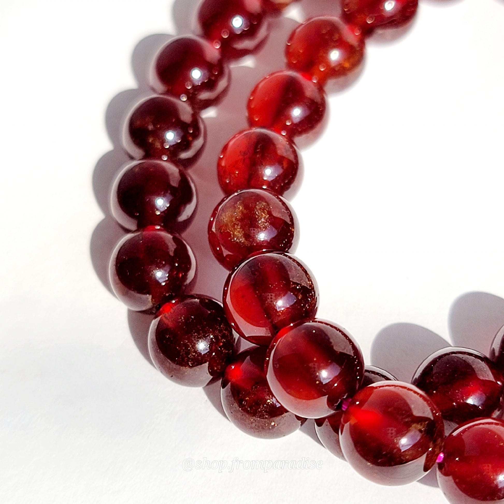 Garnet Crystal Bracelet
