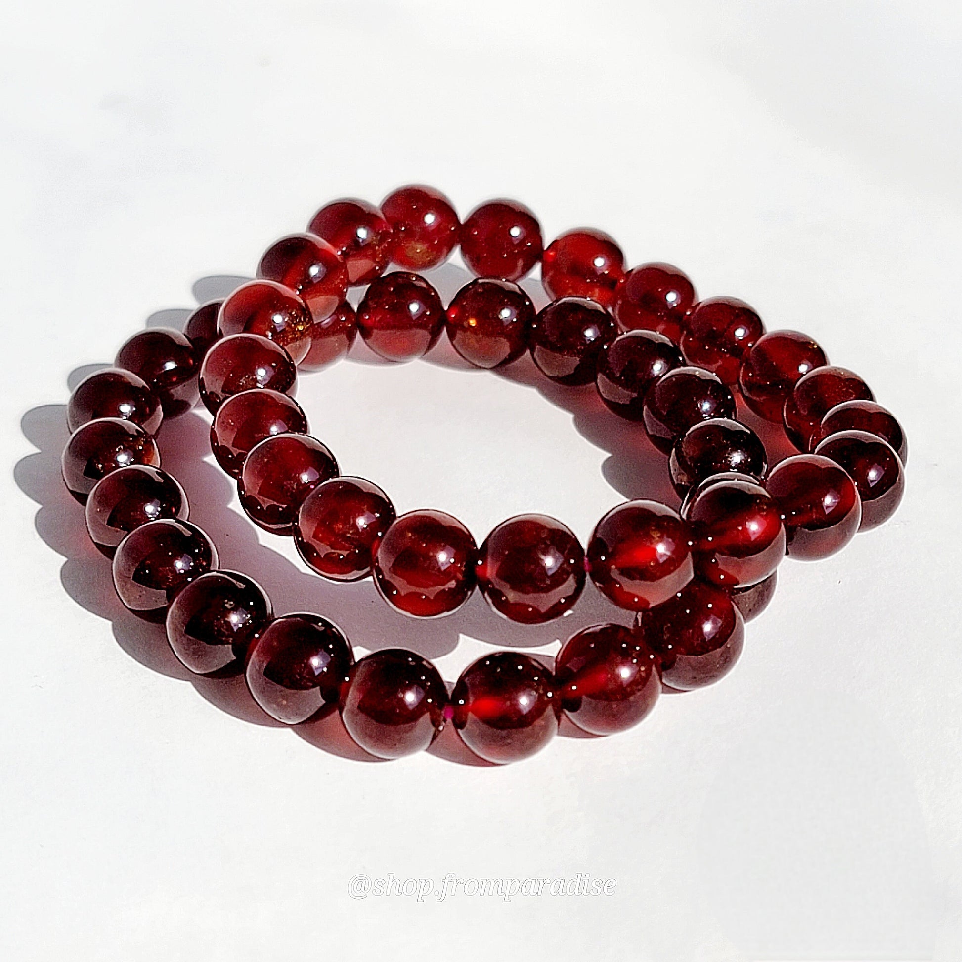 Garnet Crystal Bracelet