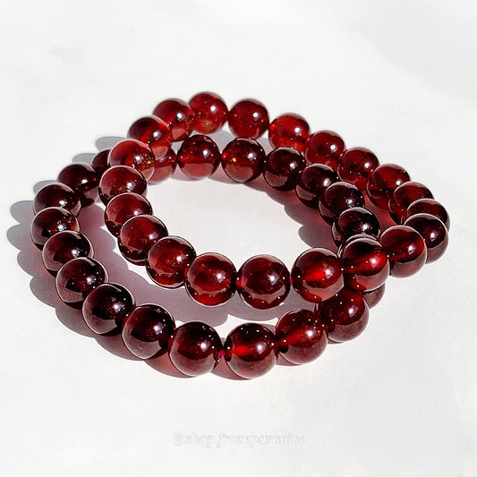 Garnet Crystal Bracelet