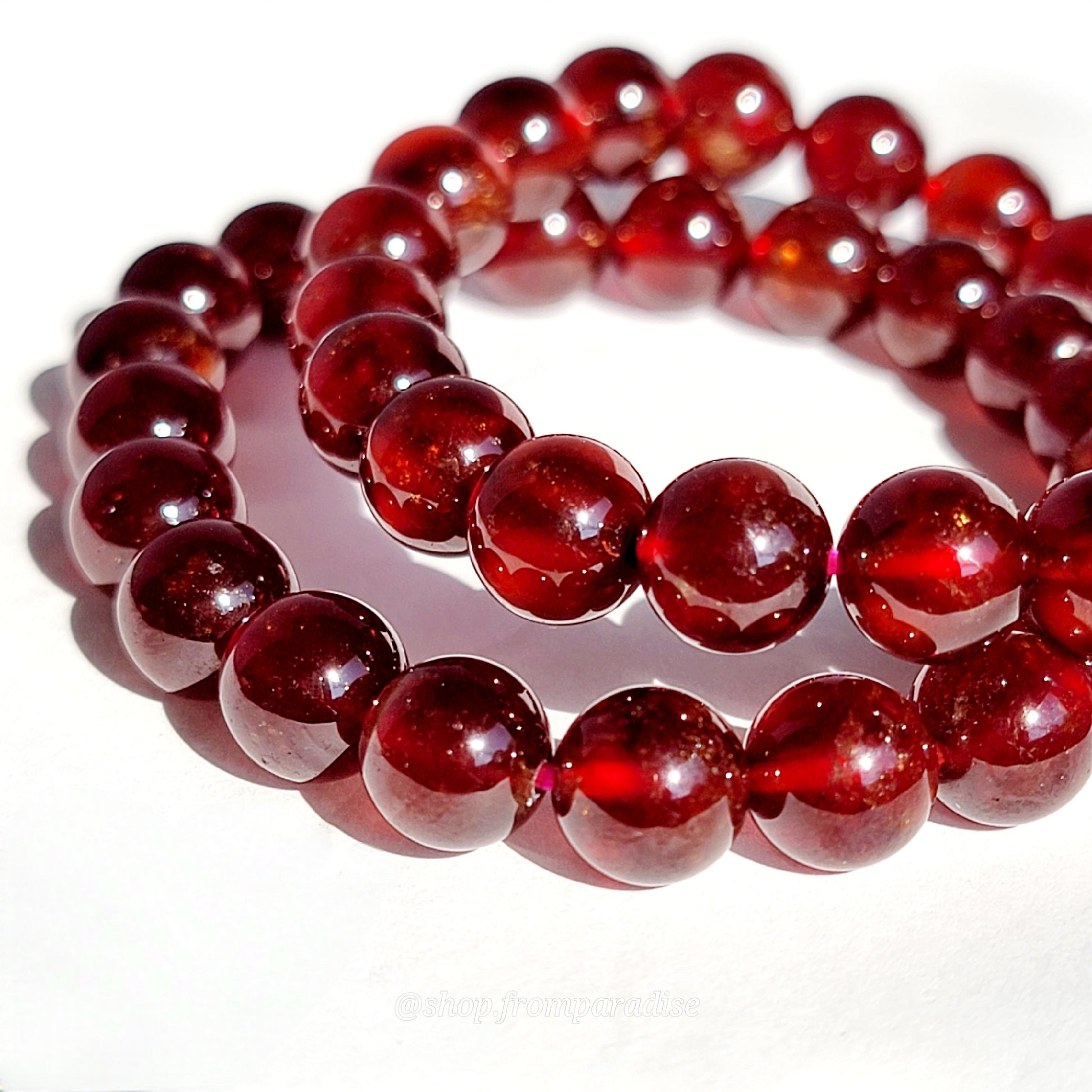 Garnet Crystal Bracelet