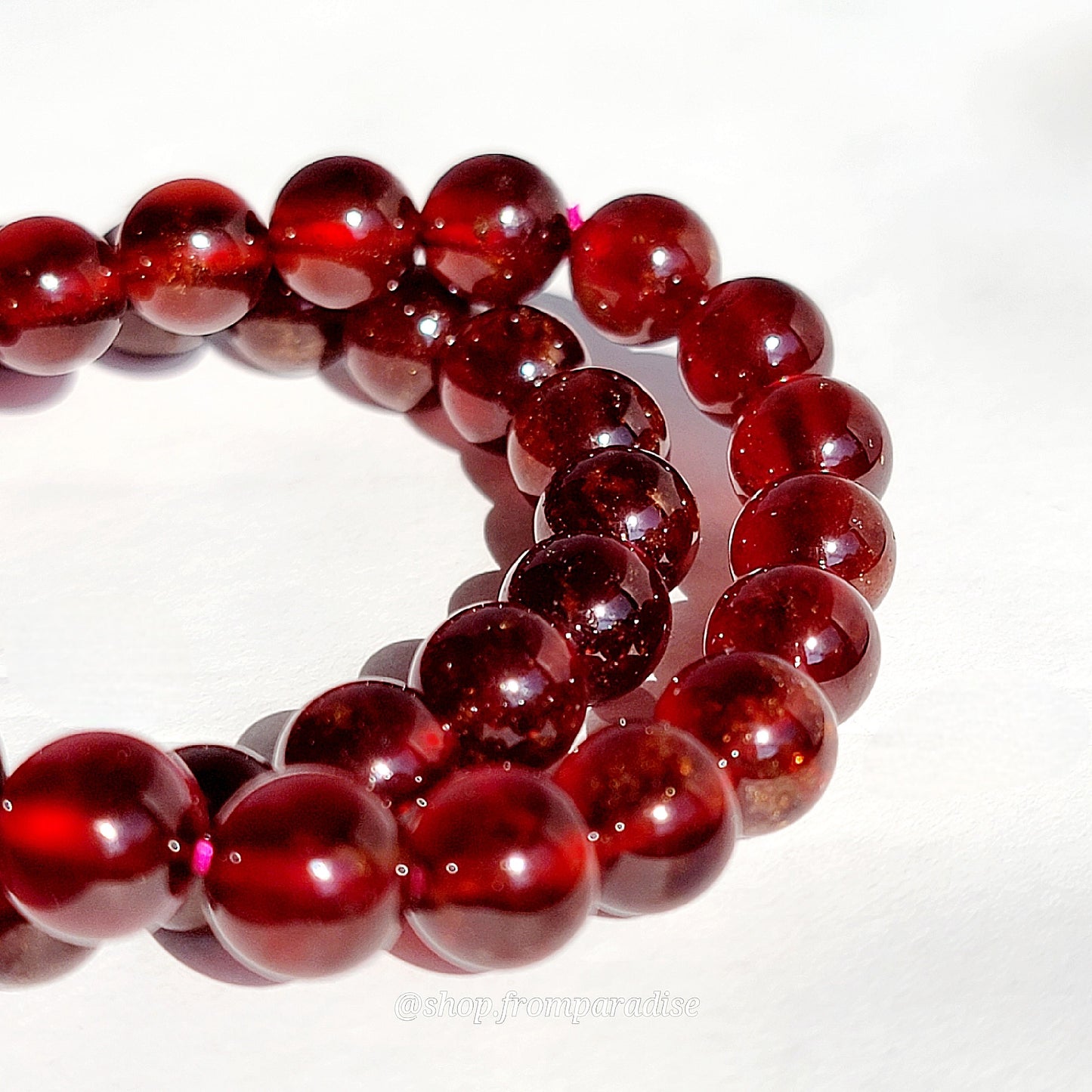 Garnet Crystal Bracelet