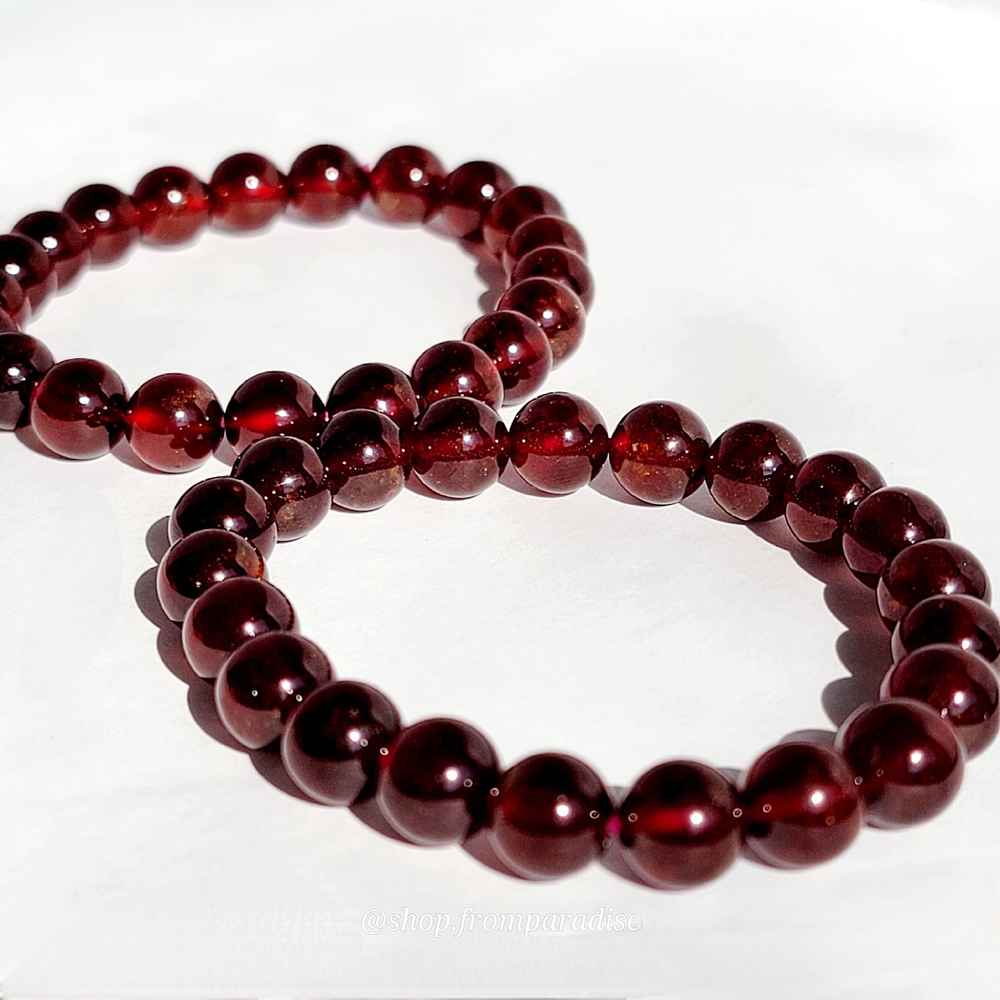Garnet Crystal Bracelet