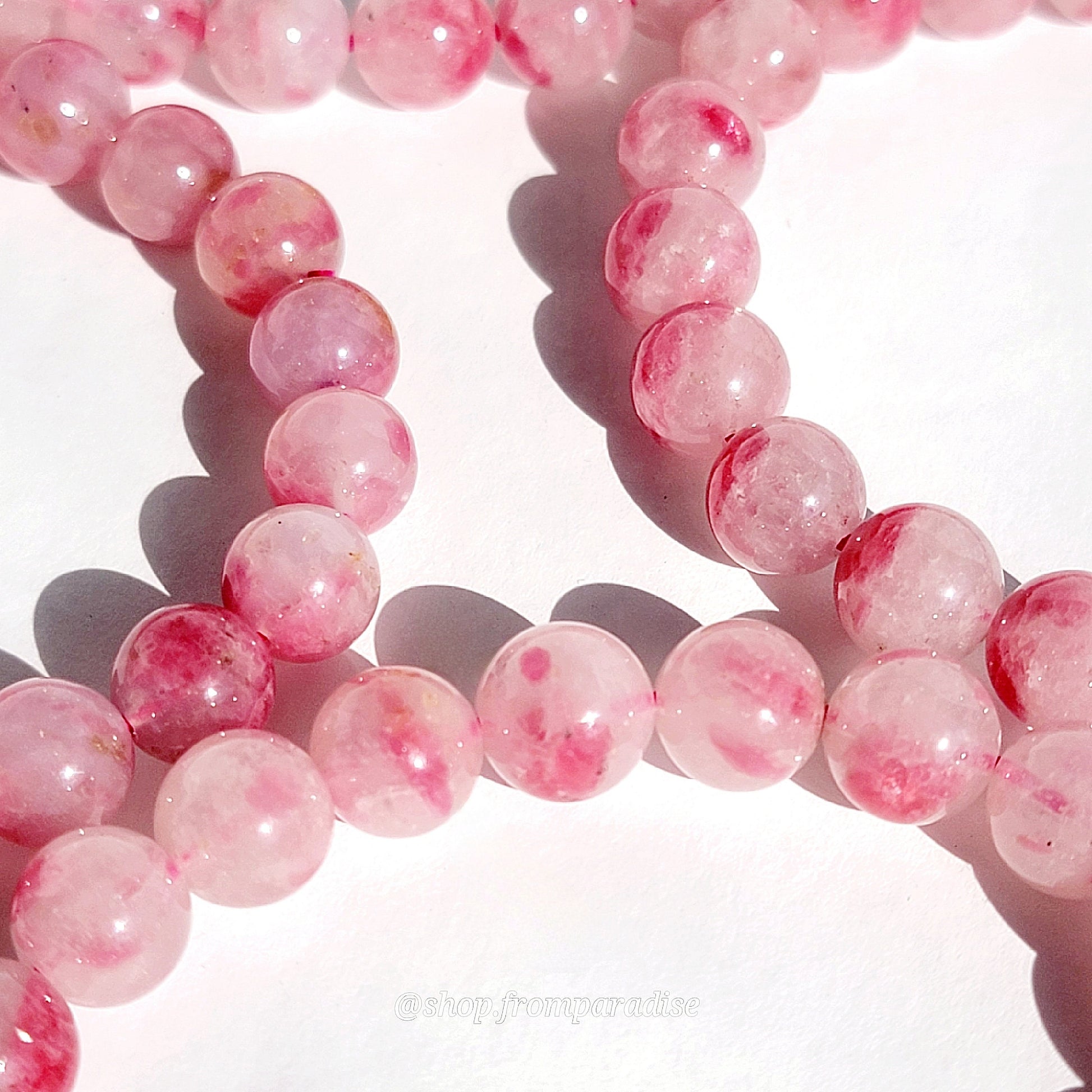 Rhodonite Crystal Bracelet