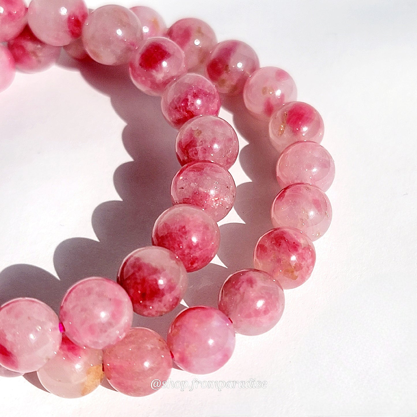 Rhodonite Crystal Bracelet