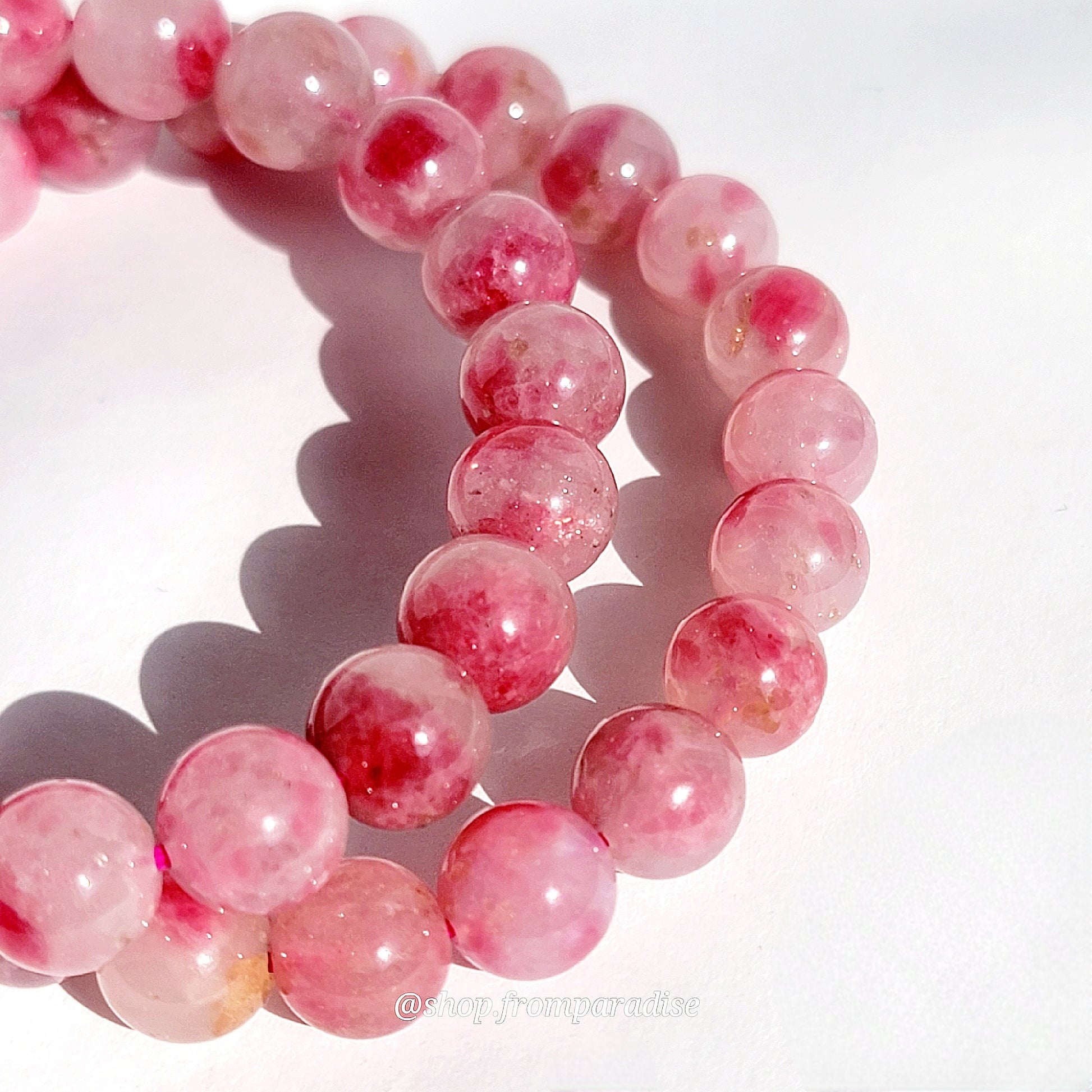Rhodonite Crystal Bracelet
