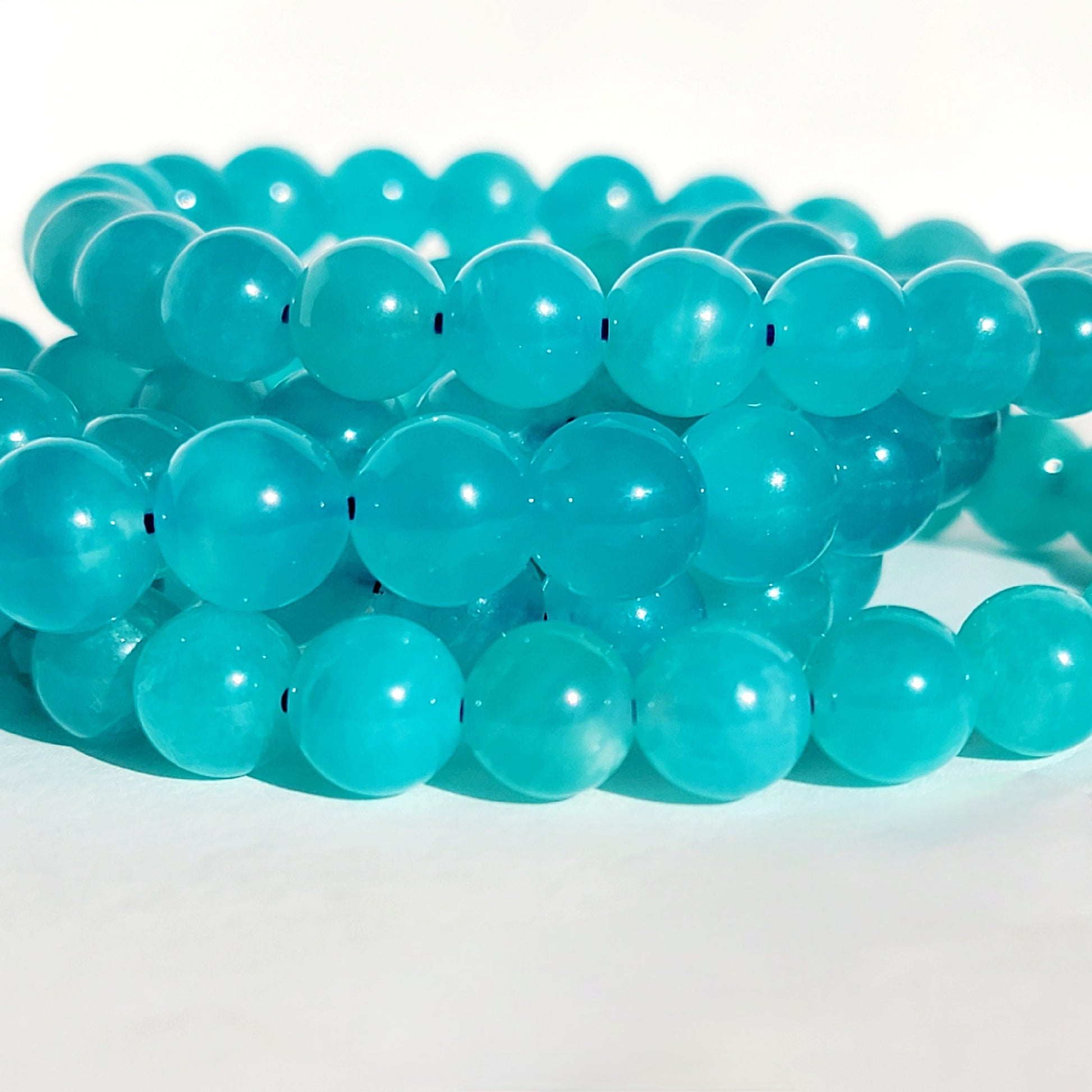Amazonite Crystal Stretch Bracelet