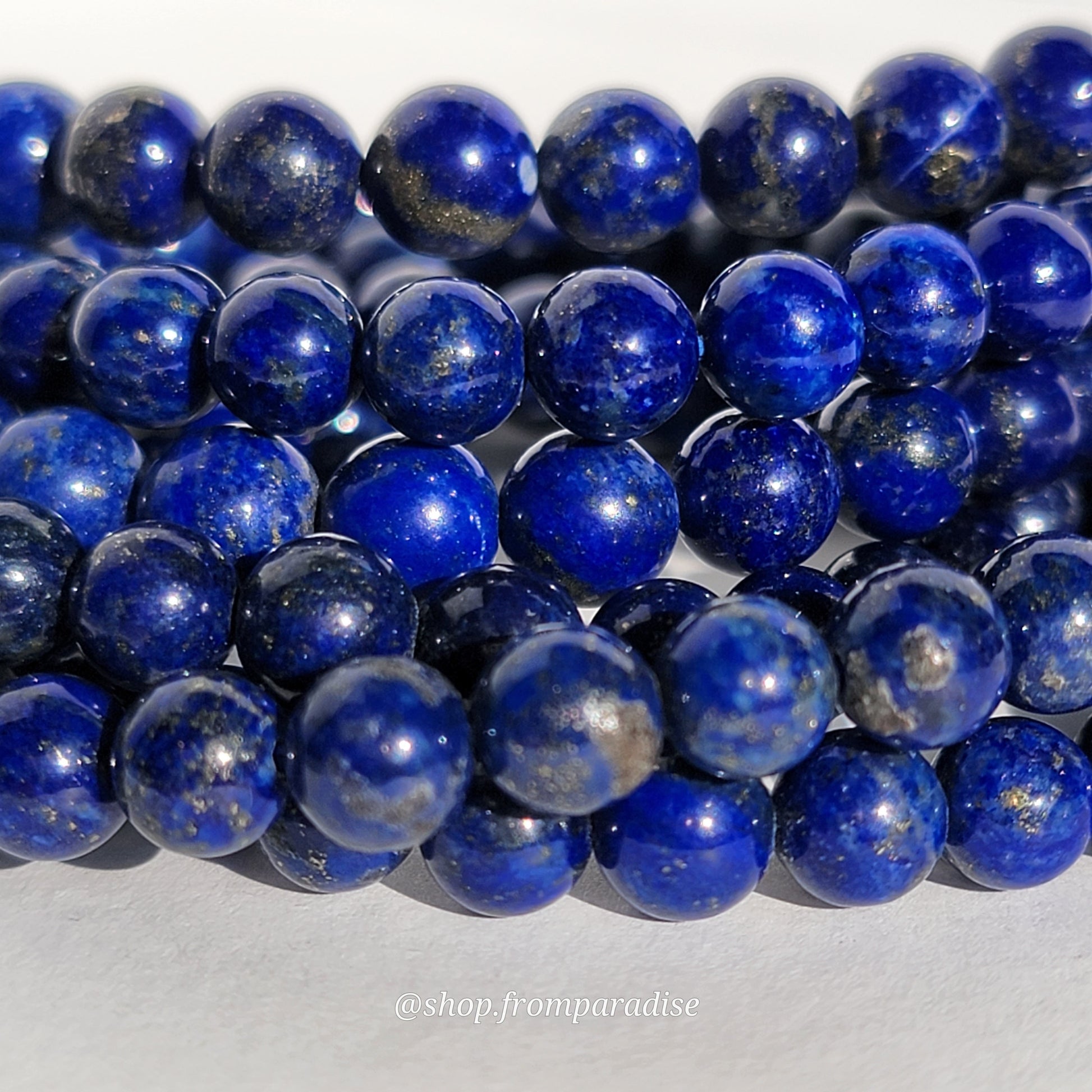 Lapis Lazuli Crystal Stretch Bracelet