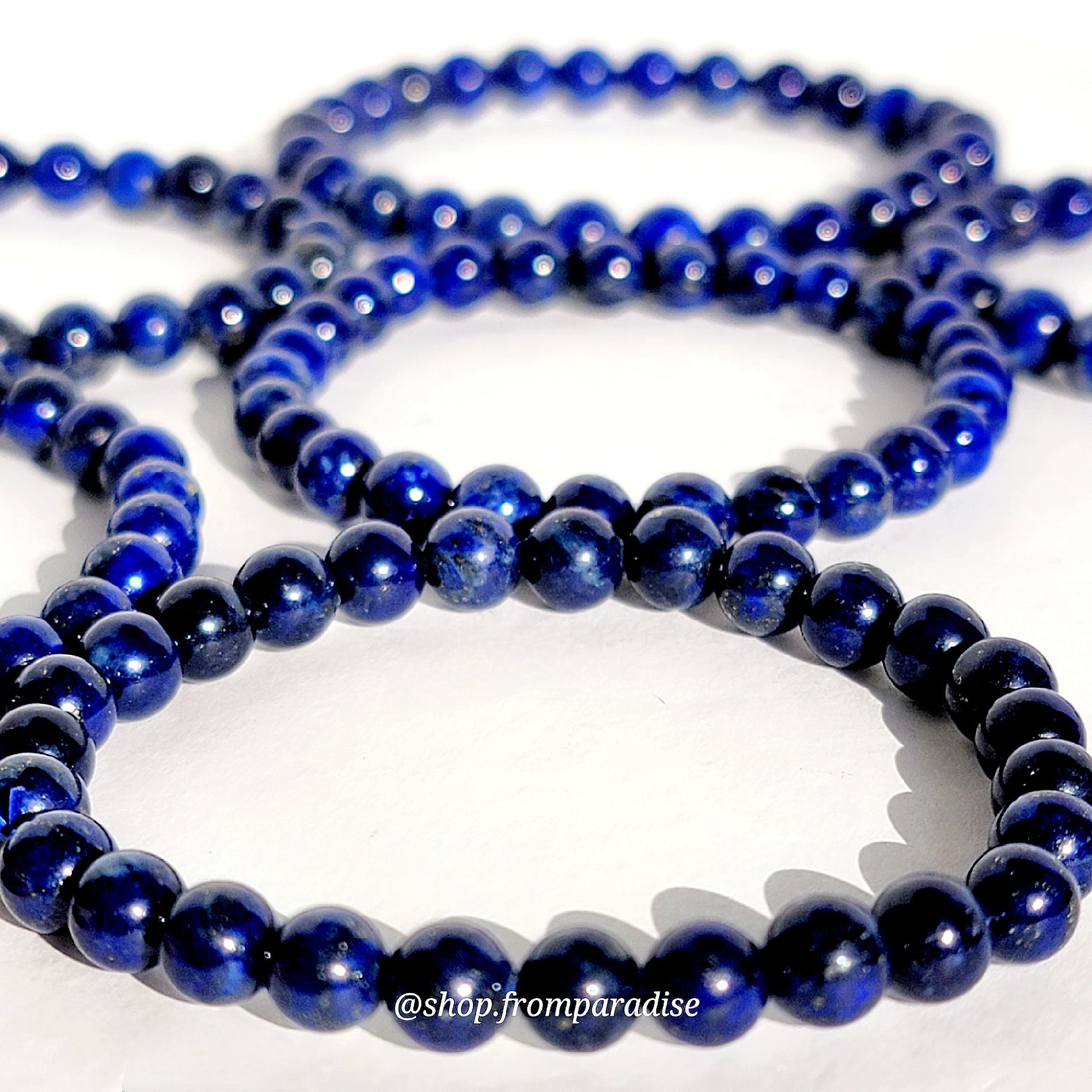 Lapis Lazuli Crystal Stretch Bracelet