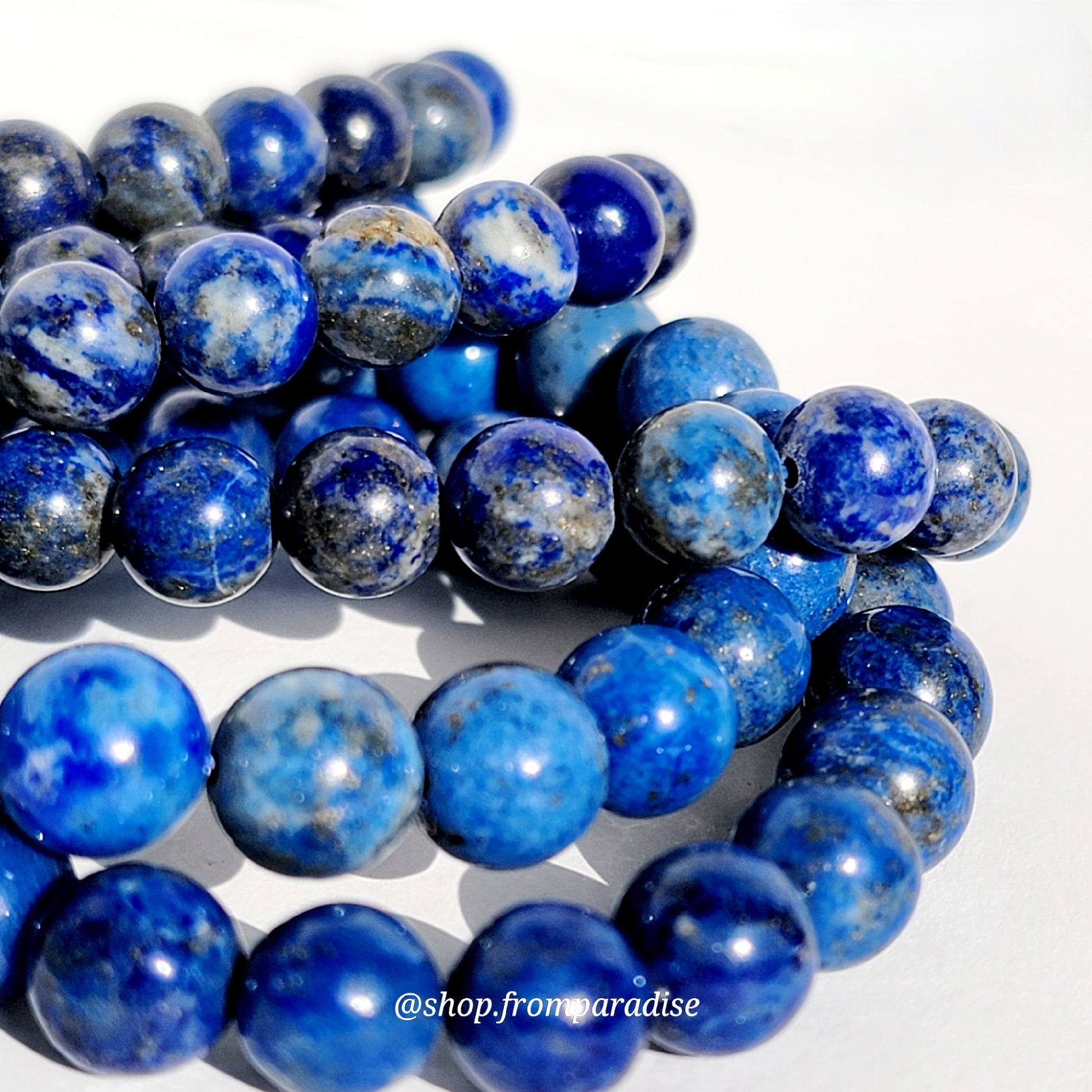 Lapis Lazuli Crystal Stretch Bracelet