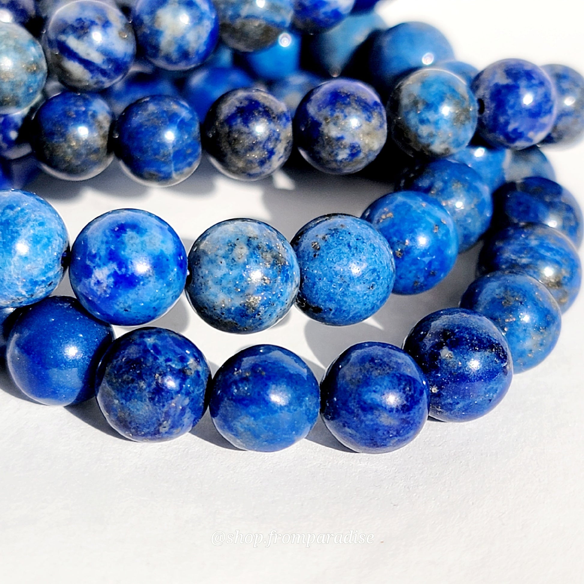 Lapis Lazuli Crystal Stretch Bracelet