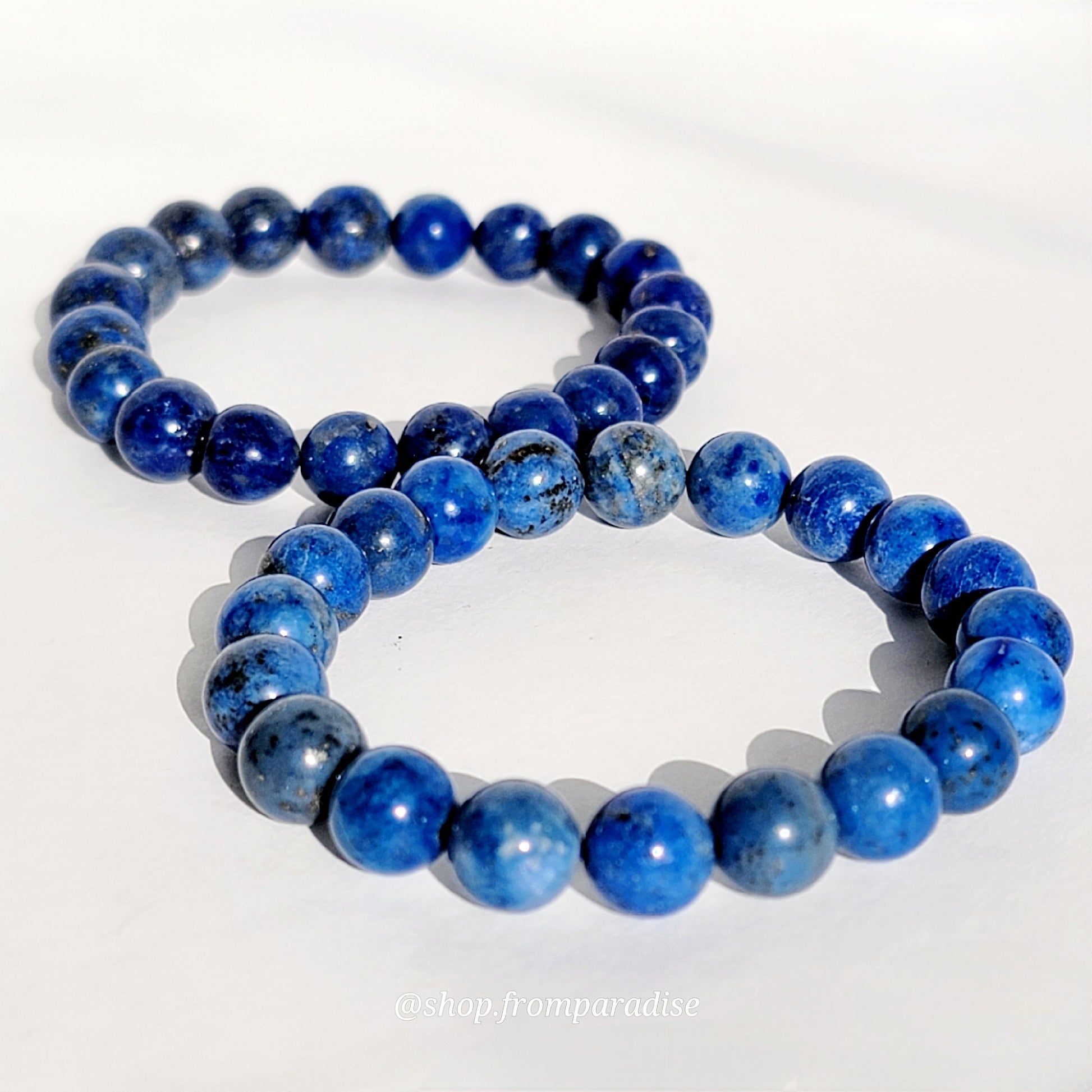Lapis Lazuli Crystal Stretch Bracelet