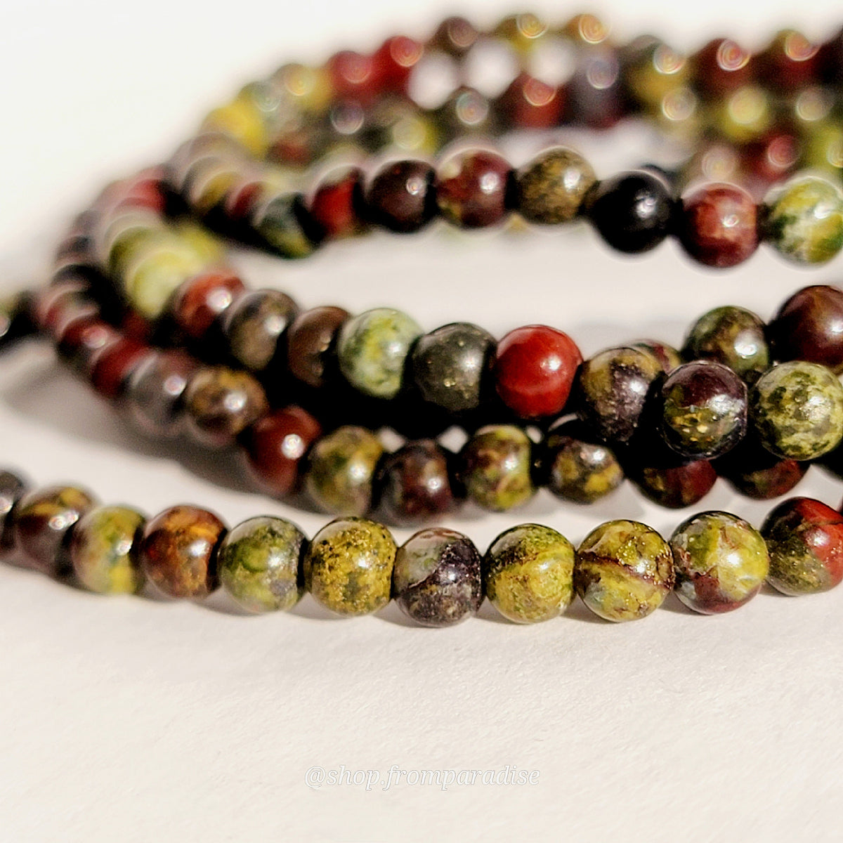 Dragons Blood Jasper Crystal Manifesting Bracelet