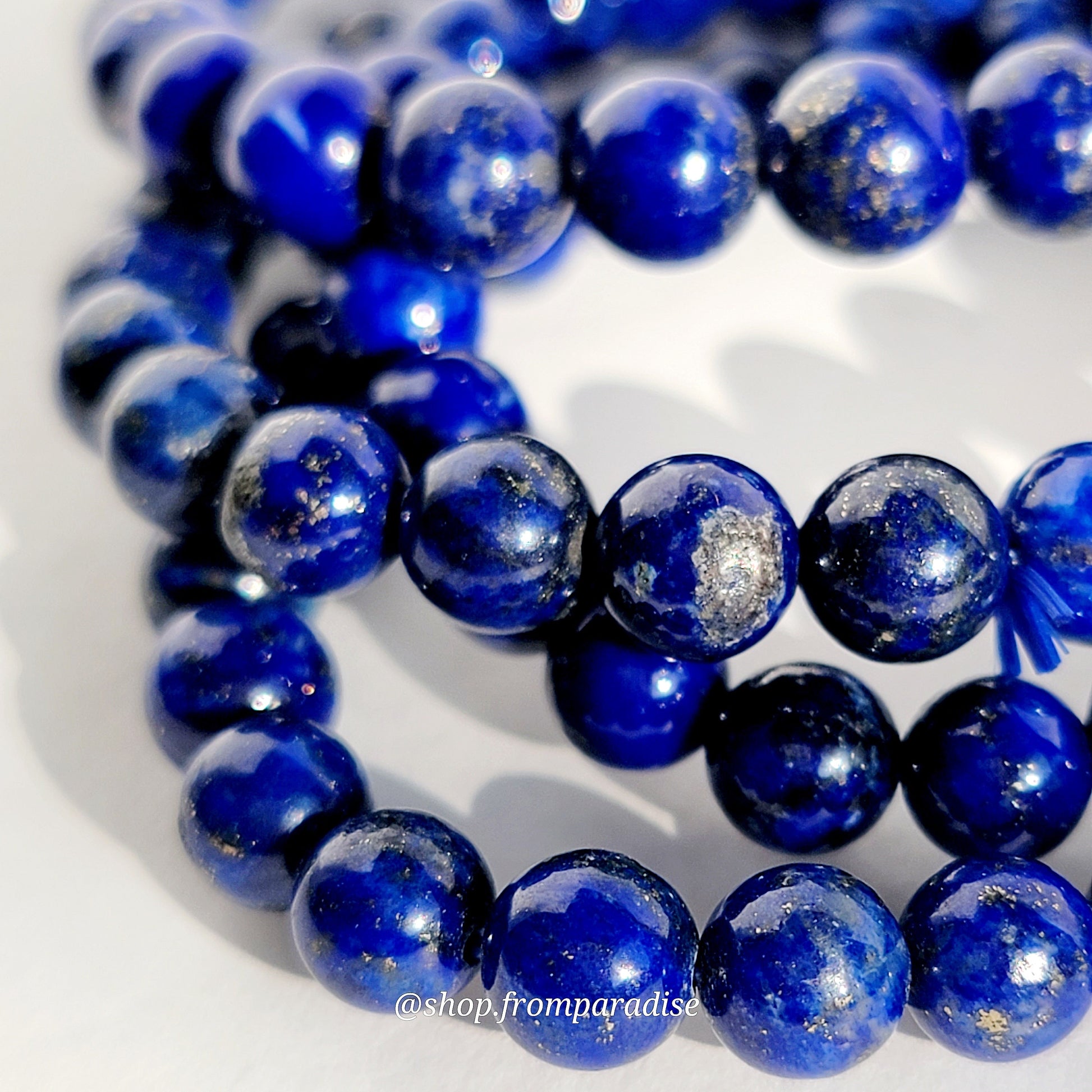 Lapis Lazuli Crystal Stretch Bracelet