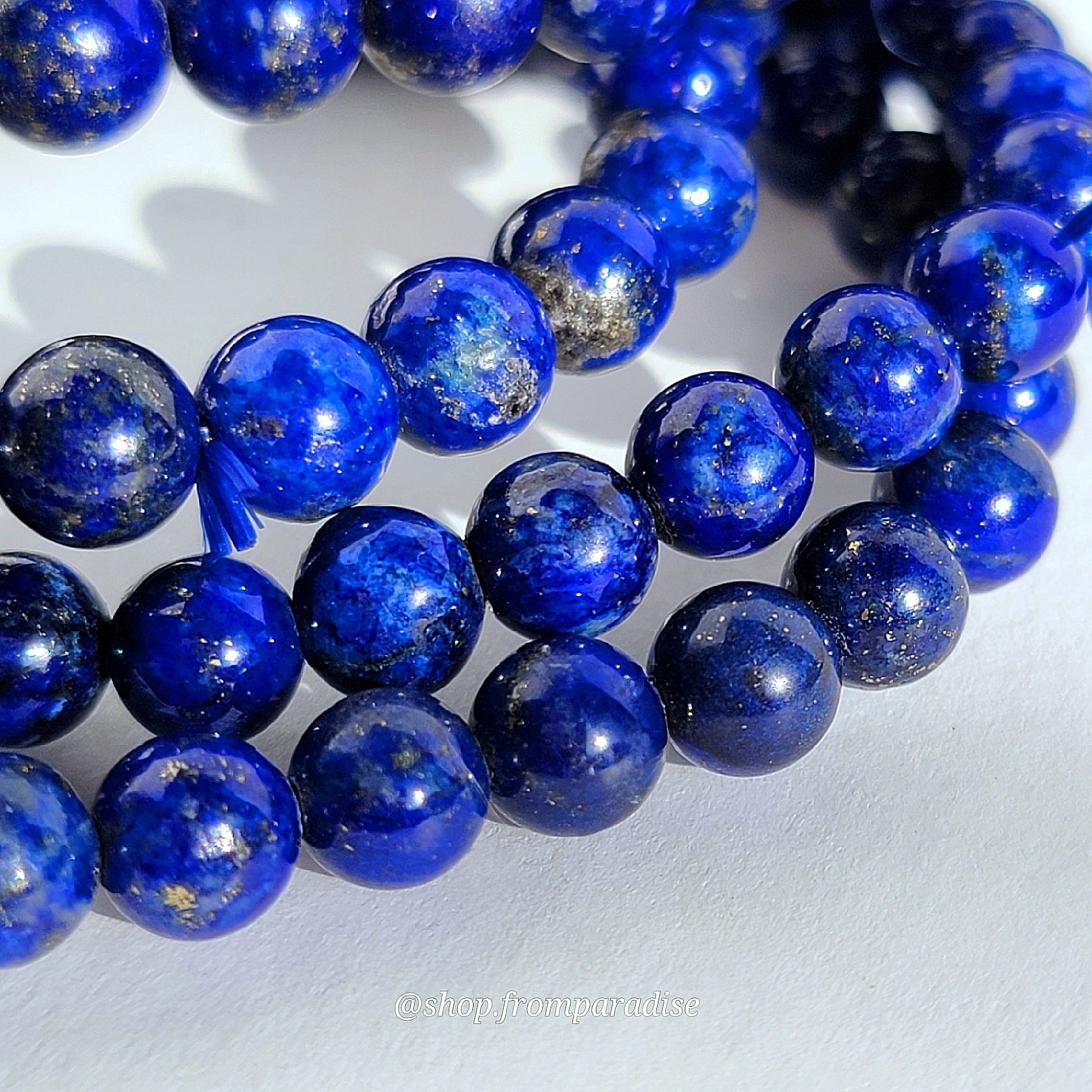 Lapis Lazuli Crystal Stretch Bracelet