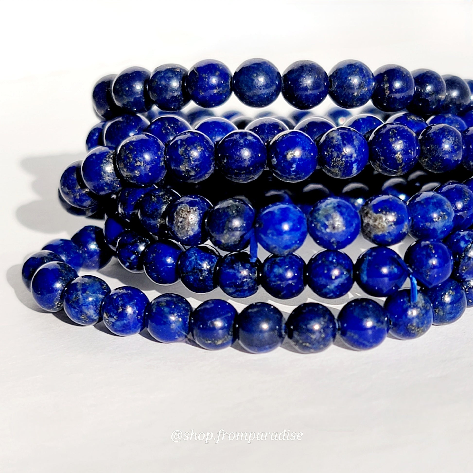 Lapis Lazuli Crystal Stretch Bracelet