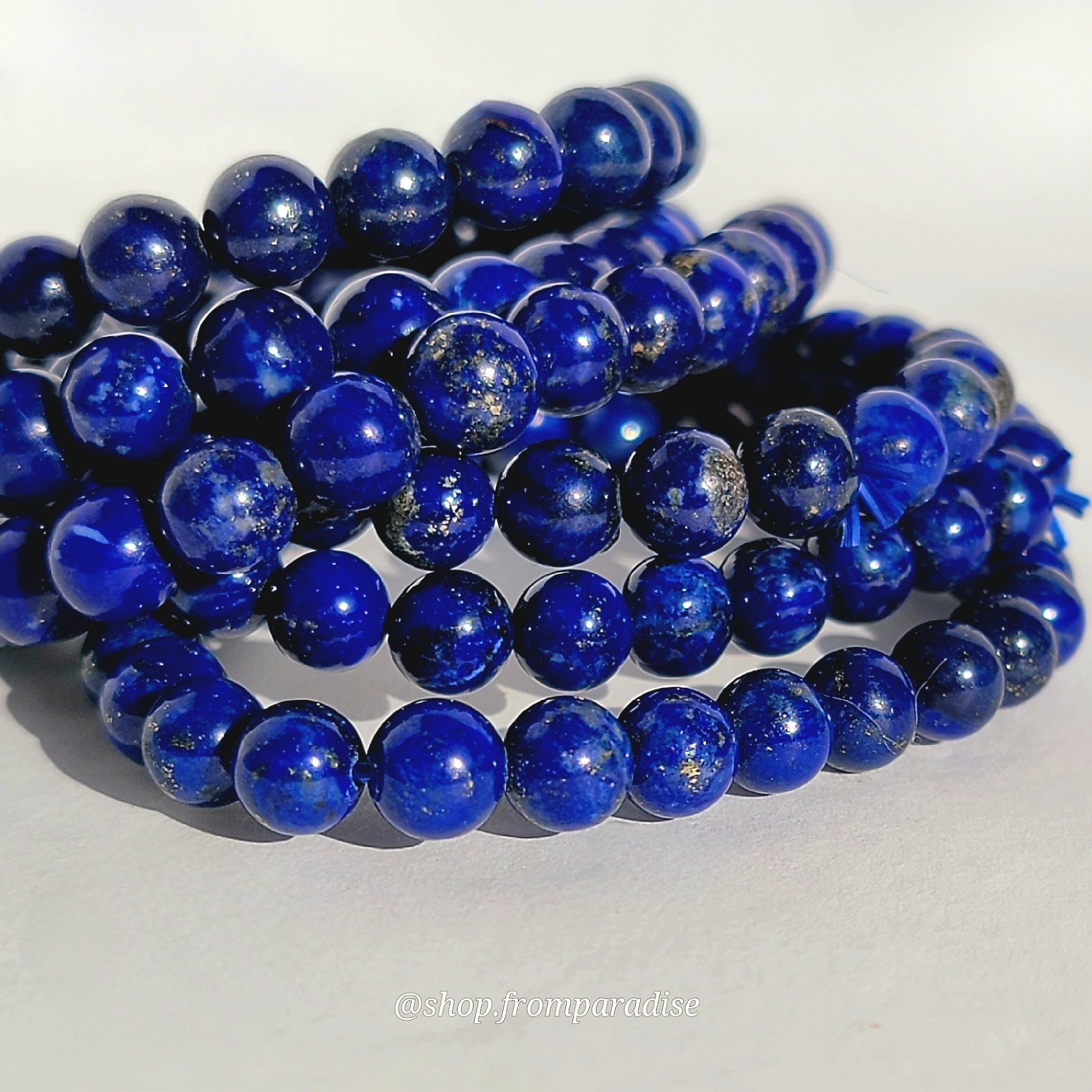 Lapis Lazuli Crystal Stretch Bracelet