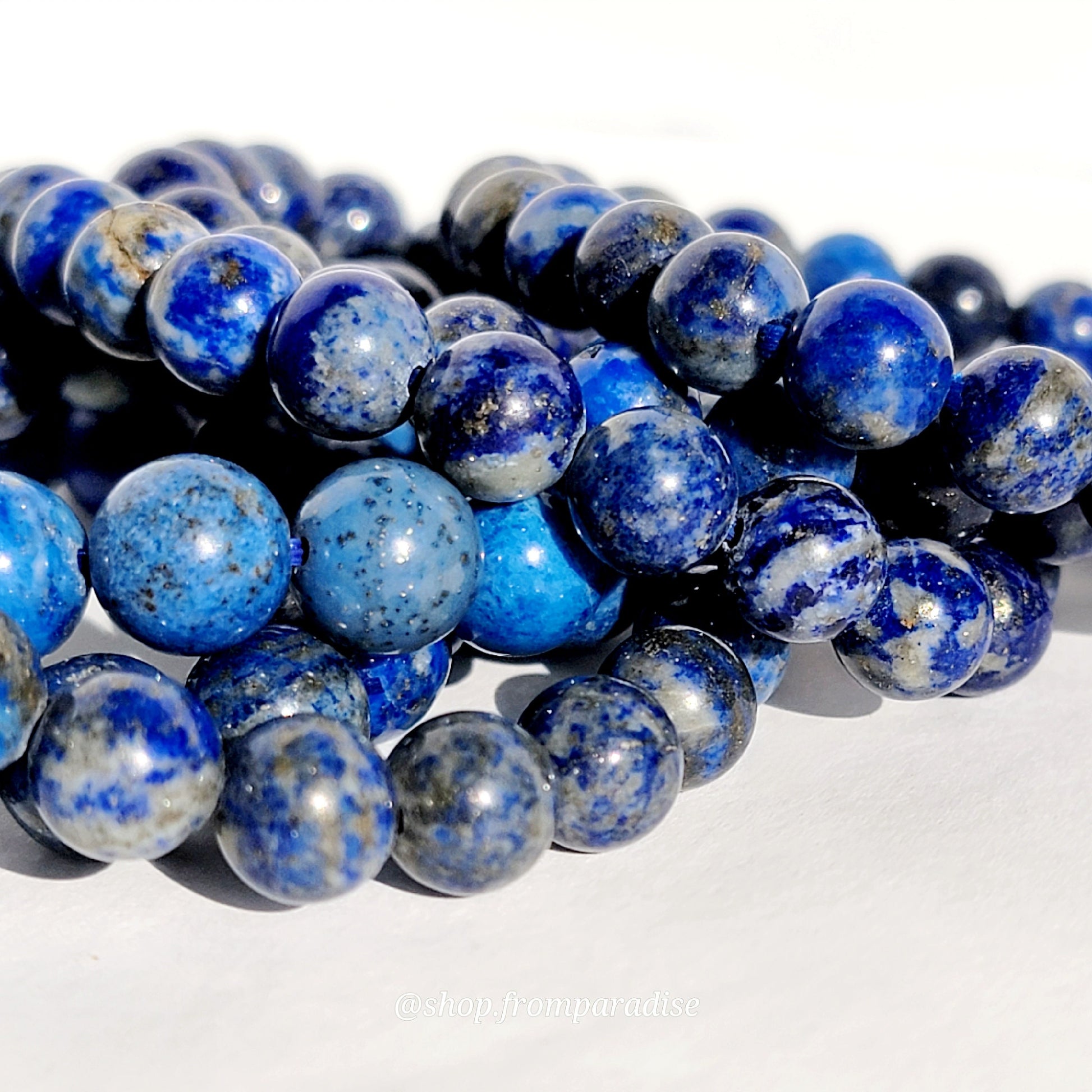 Lapis Lazuli Crystal Stretch Bracelet