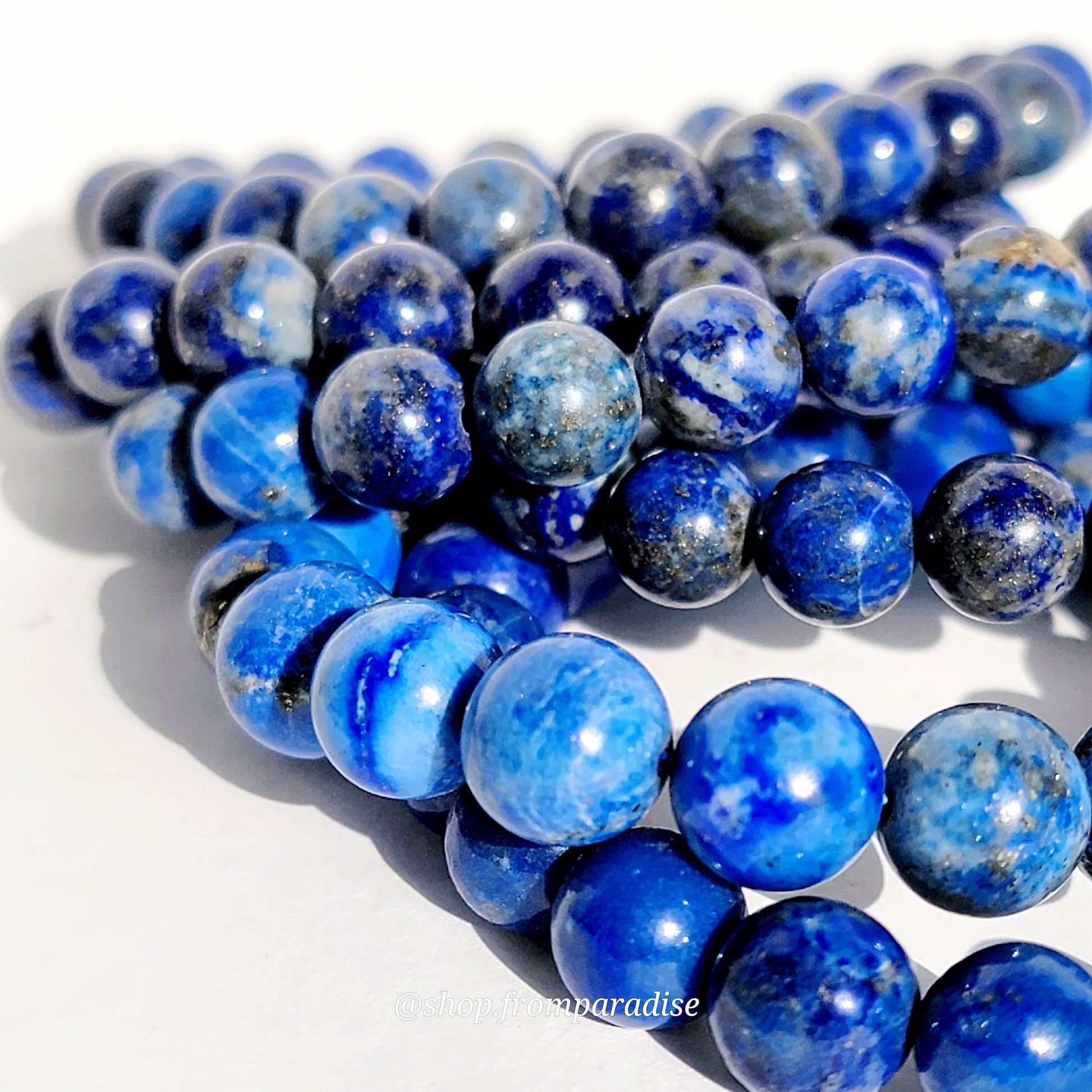 Lapis Lazuli Crystal Stretch Bracelet