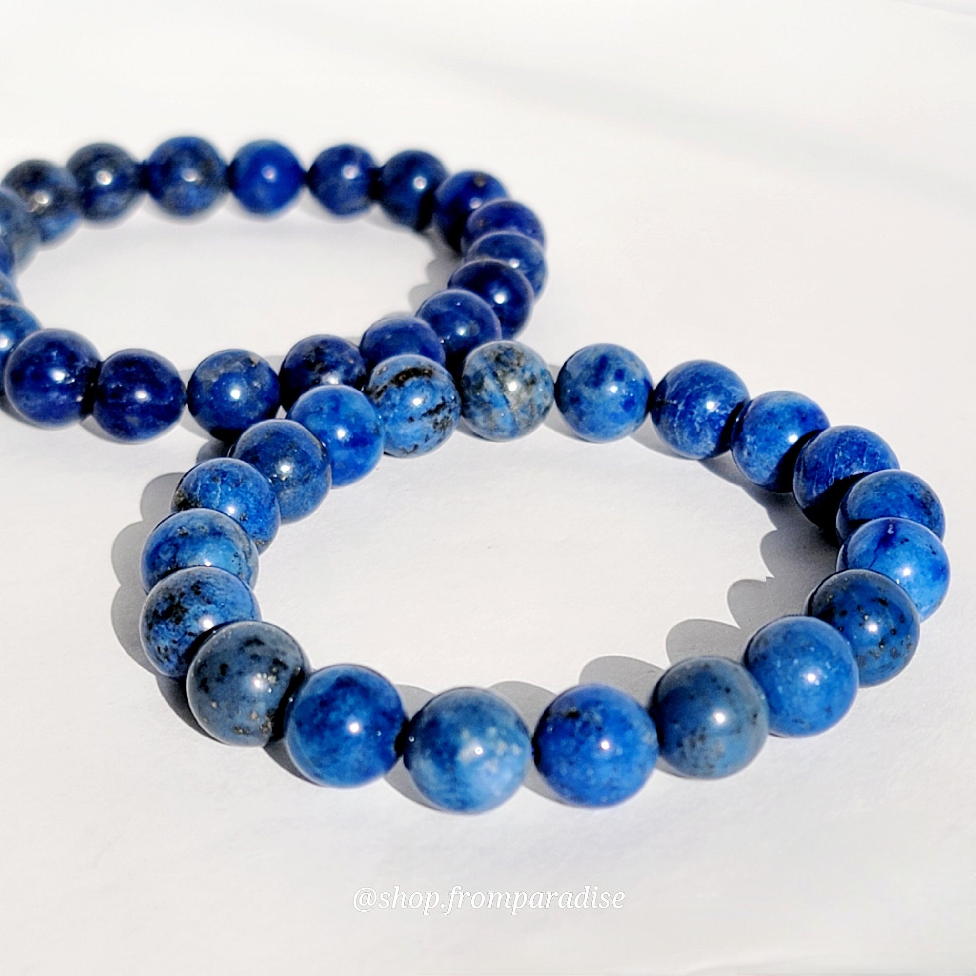 Lapis Lazuli Crystal Stretch Bracelet