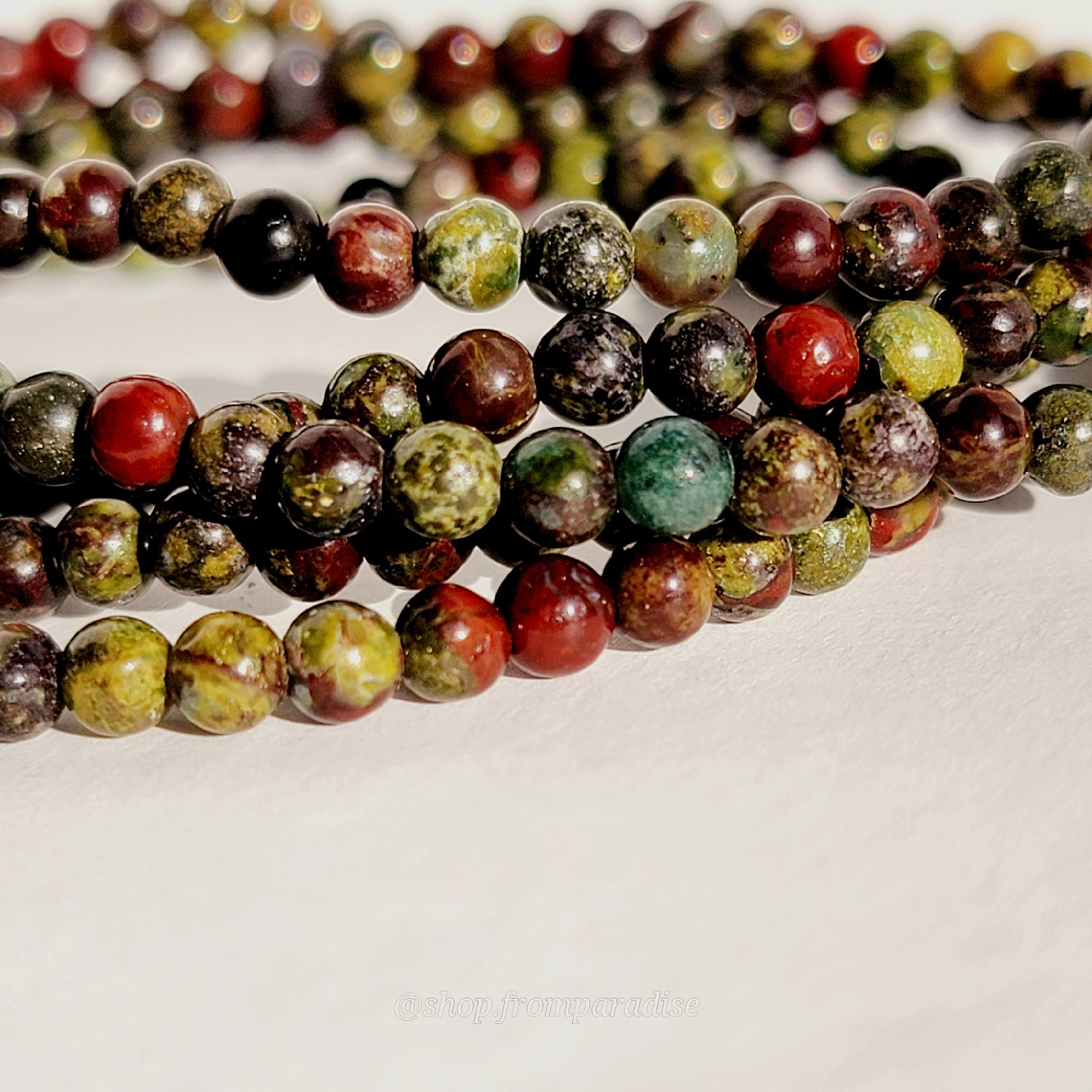 Dragons Blood Jasper Crystal Gemstone Bracelet