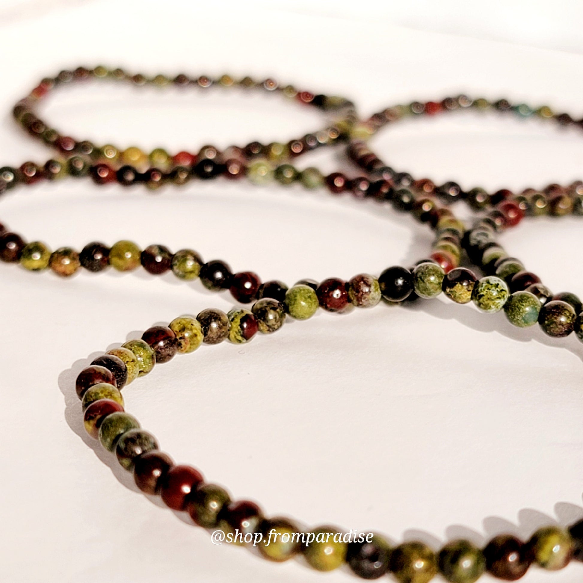 Dragons Blood Jasper Crystal Gemstone Bracelet