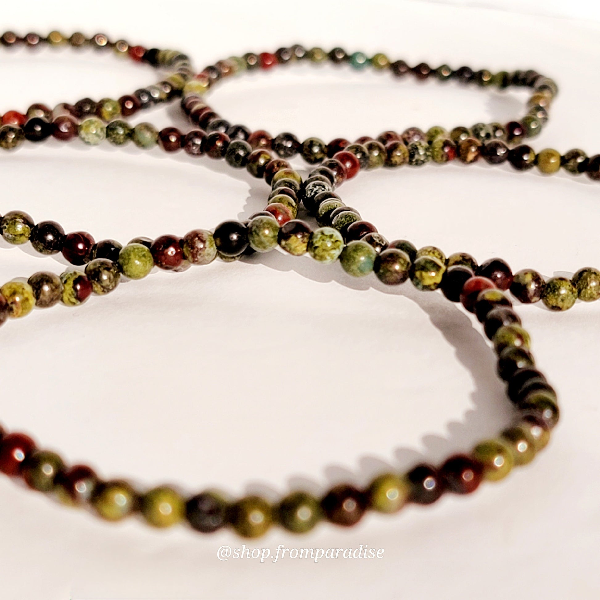 Dragons Blood Jasper Crystal Gemstone Bracelet