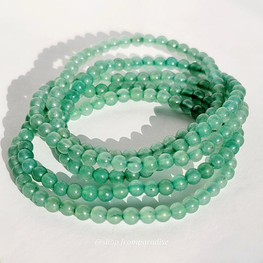 green aventurine crystal bracelet