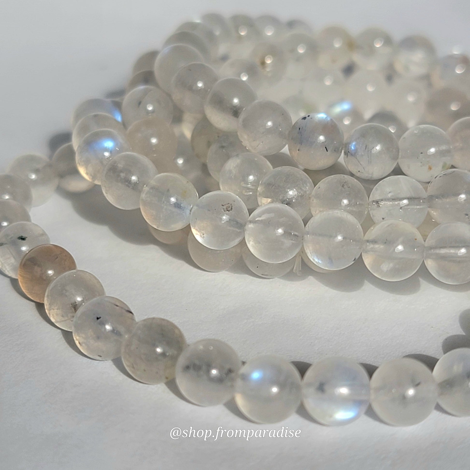 Crystal moonstone bracelet