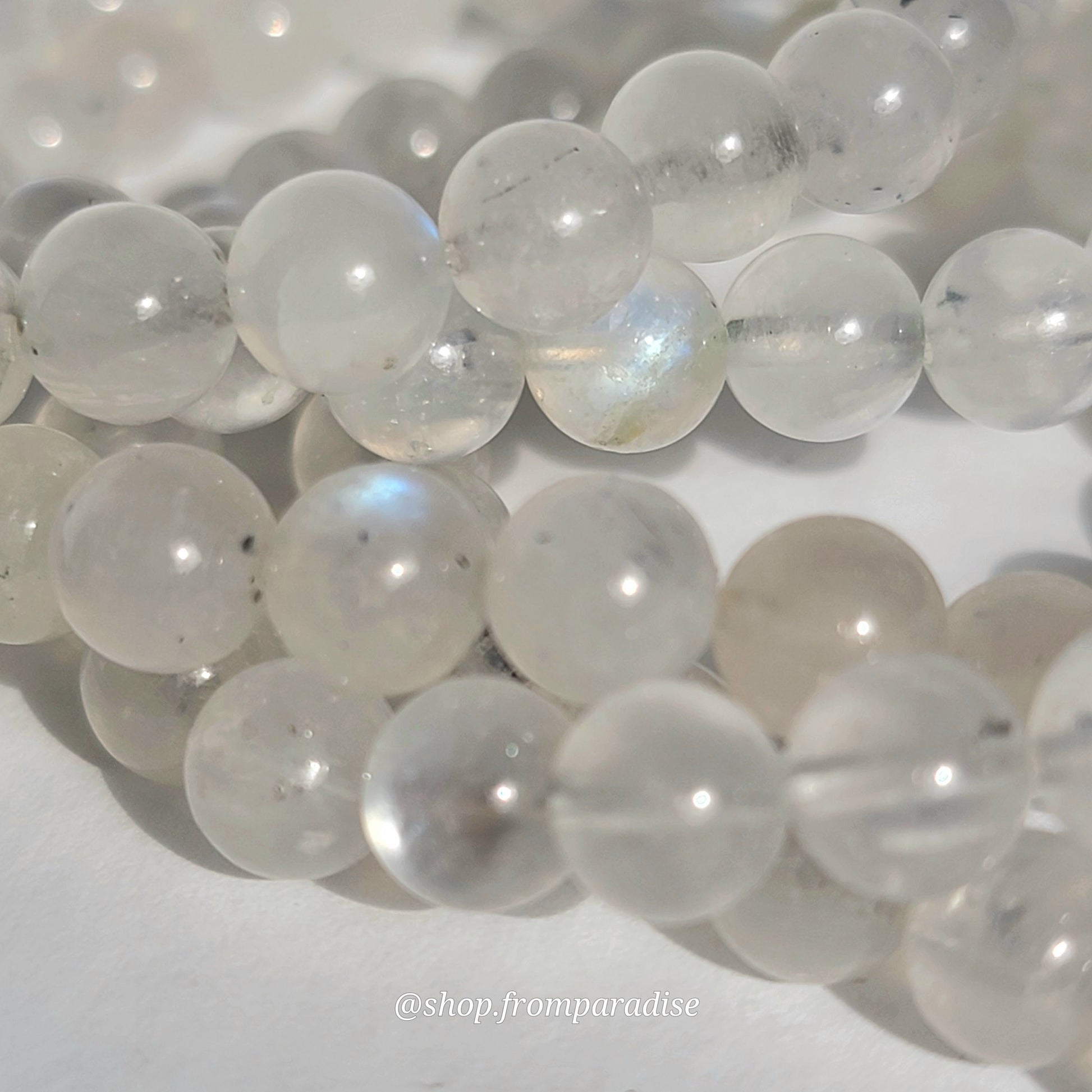Crystal moonstone bracelet
