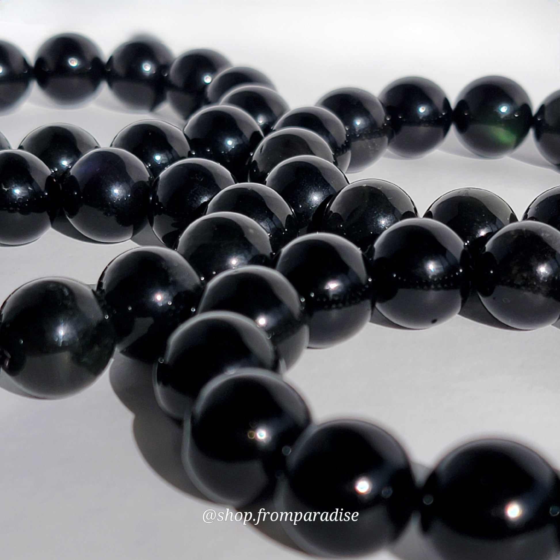 Rainbow Obsidian Chunky Crystal Bracelet