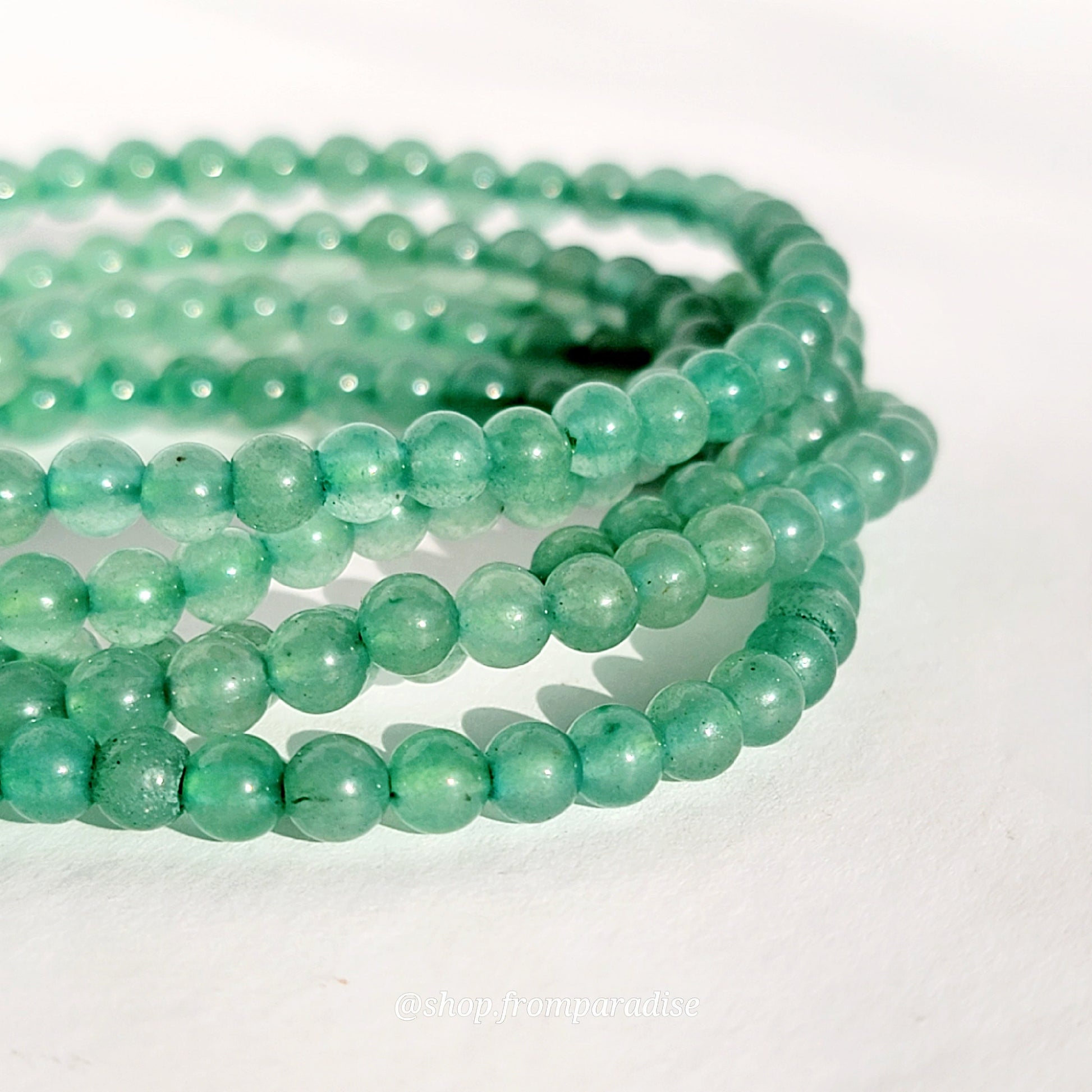 green aventurine crystal bracelet