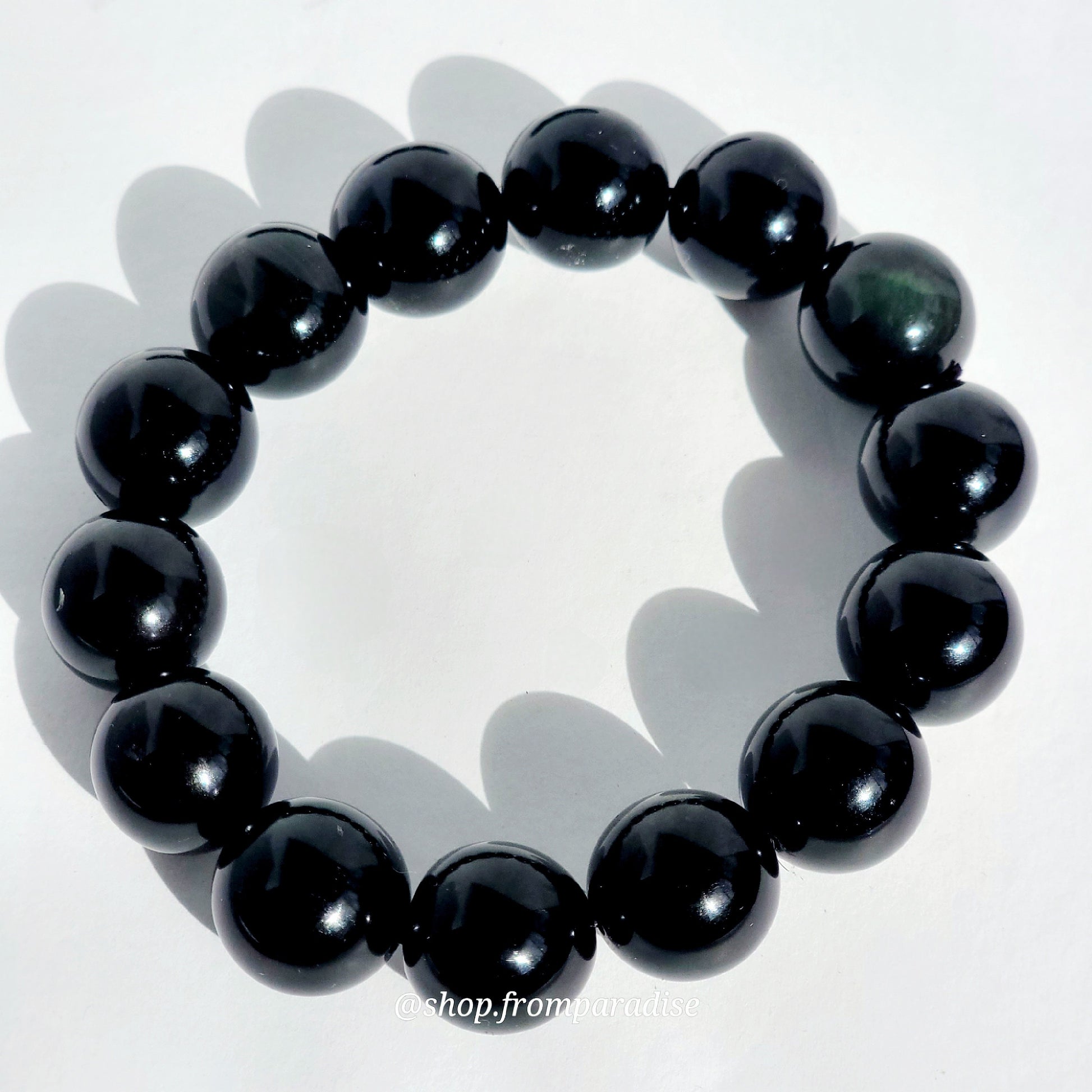 Obsidian bracelet
