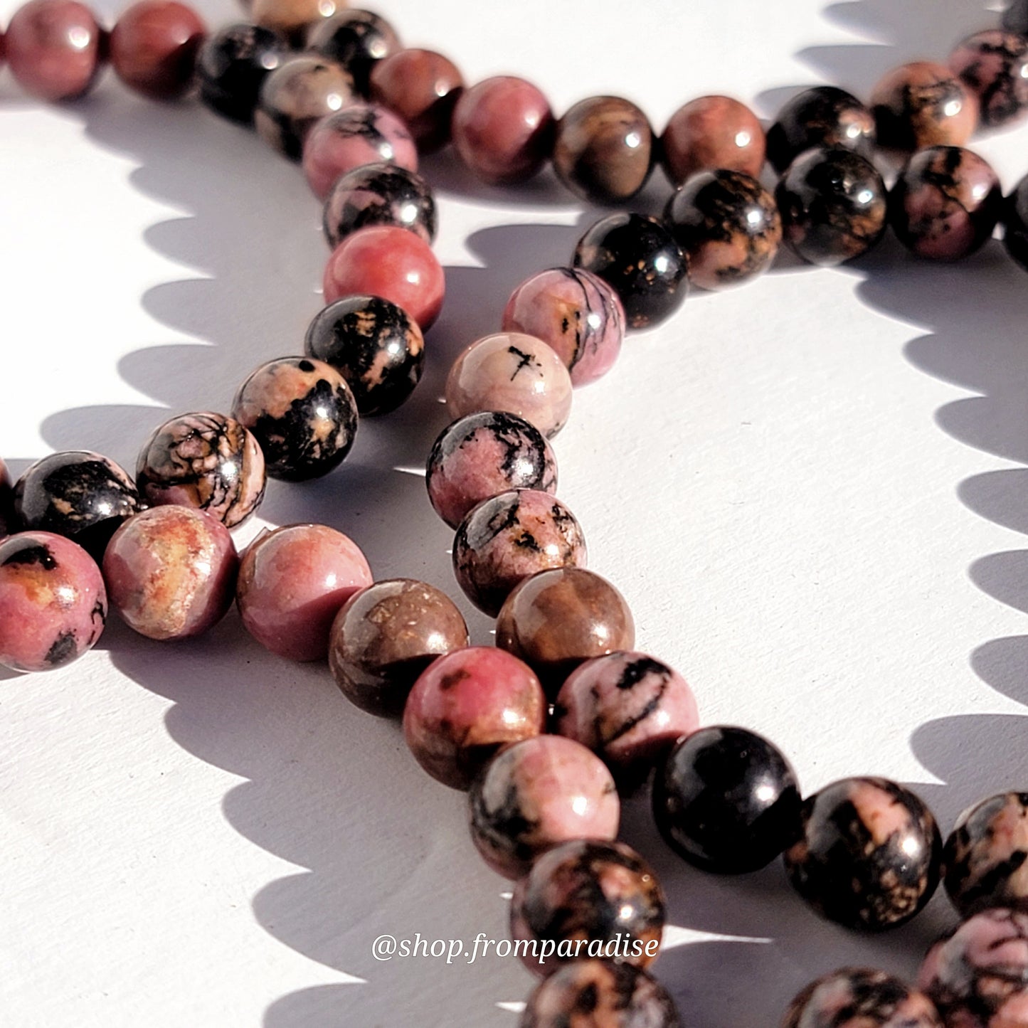 Rhodonite Crystal Bracelet