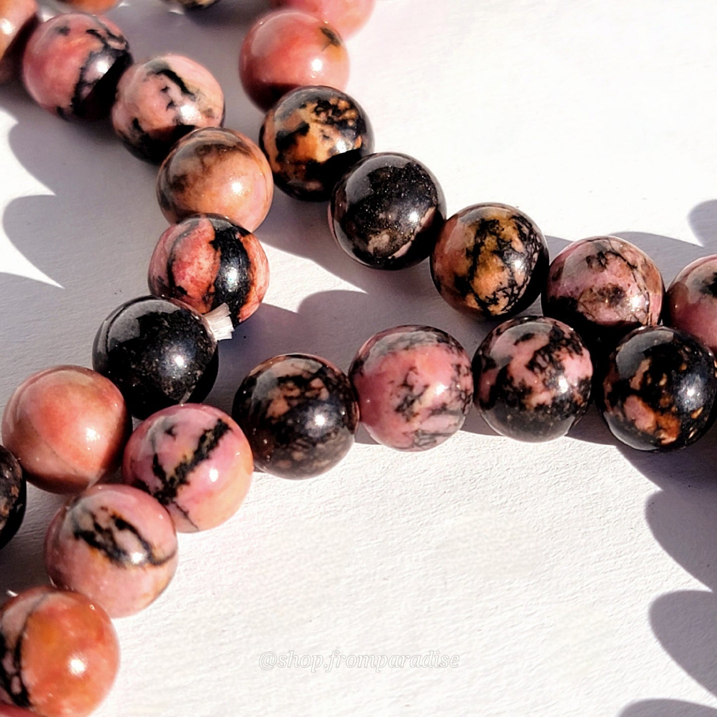 Rhodonite Crystal Bracelet