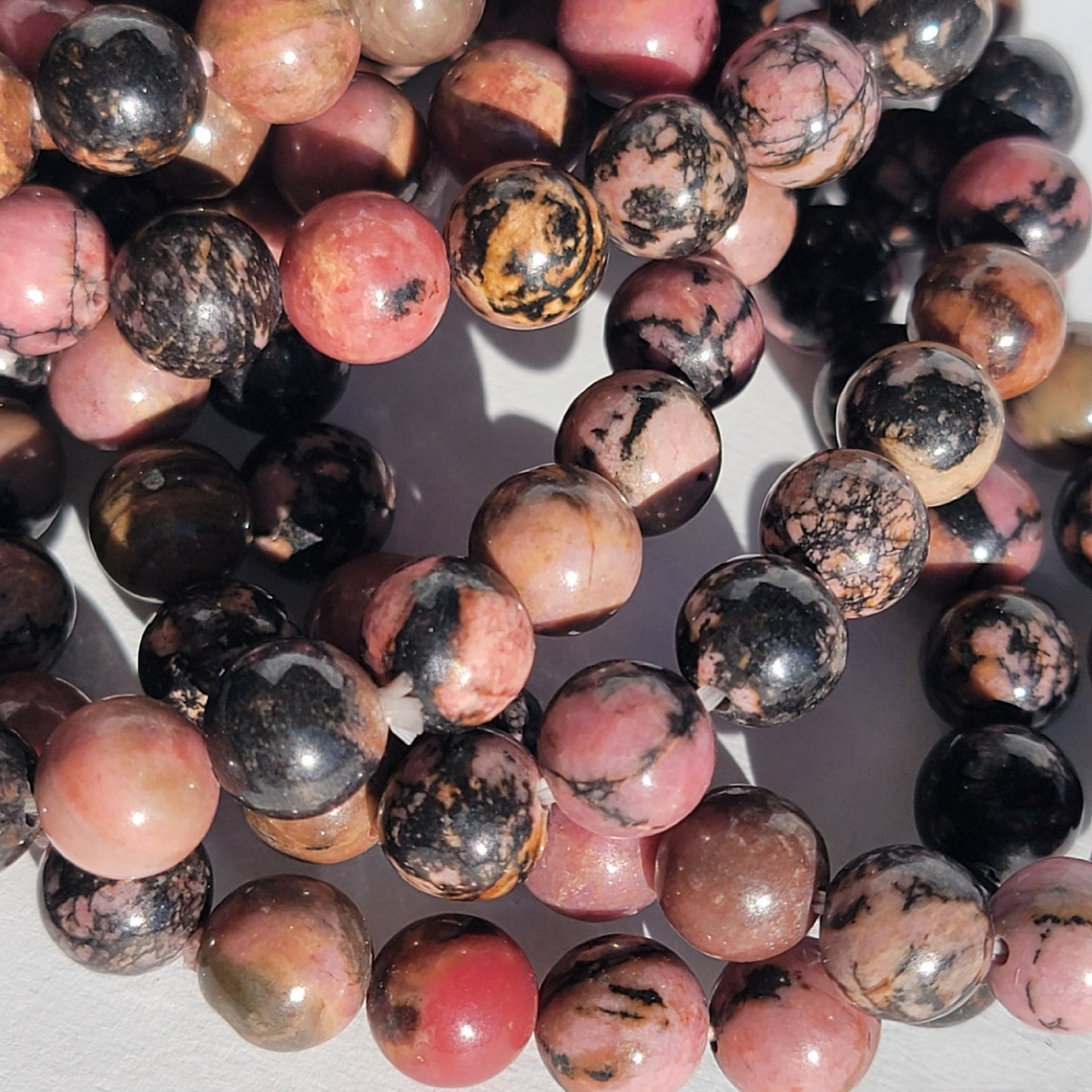 Rhodonite Crystal Bracelet