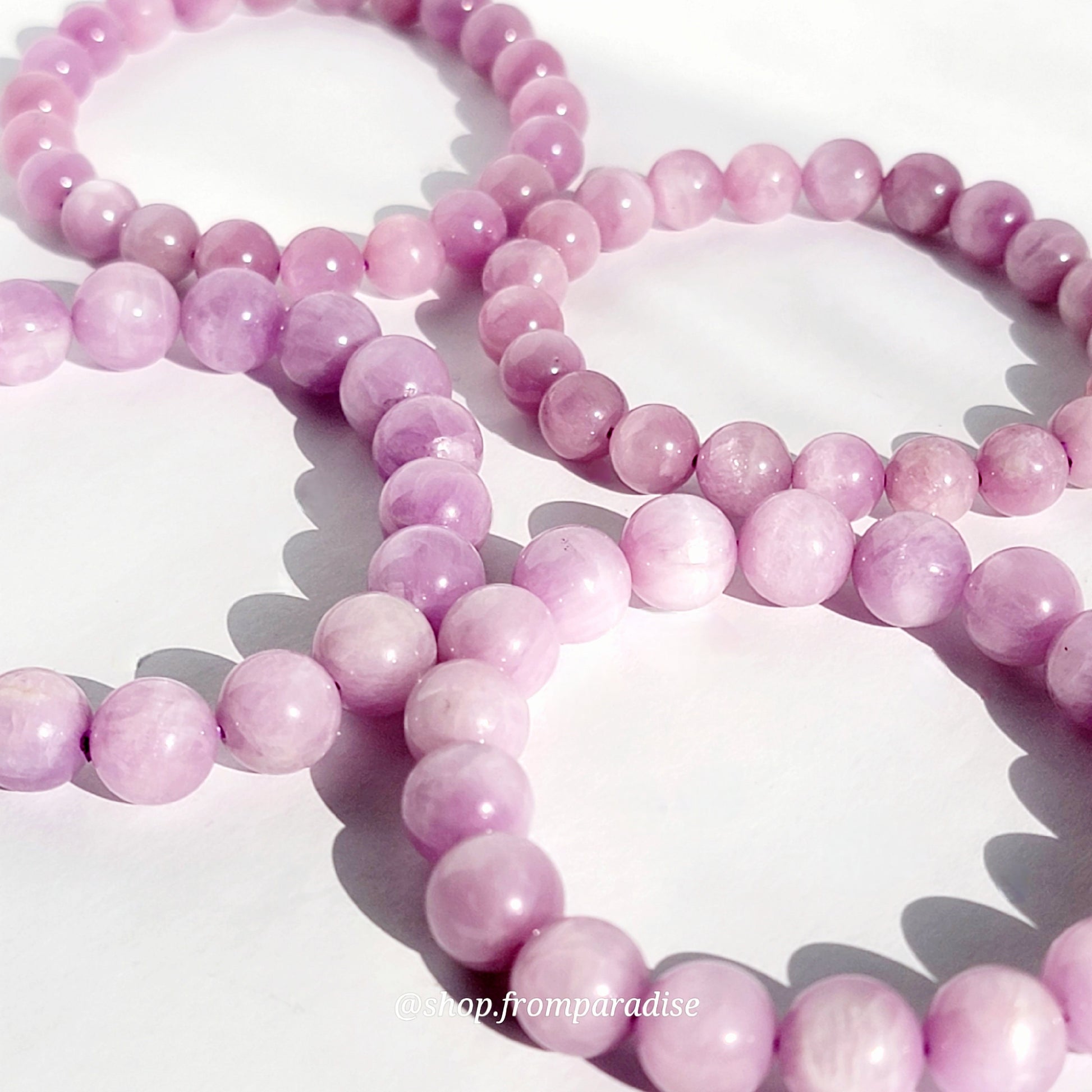 Kunzite Crystal Bracelet
