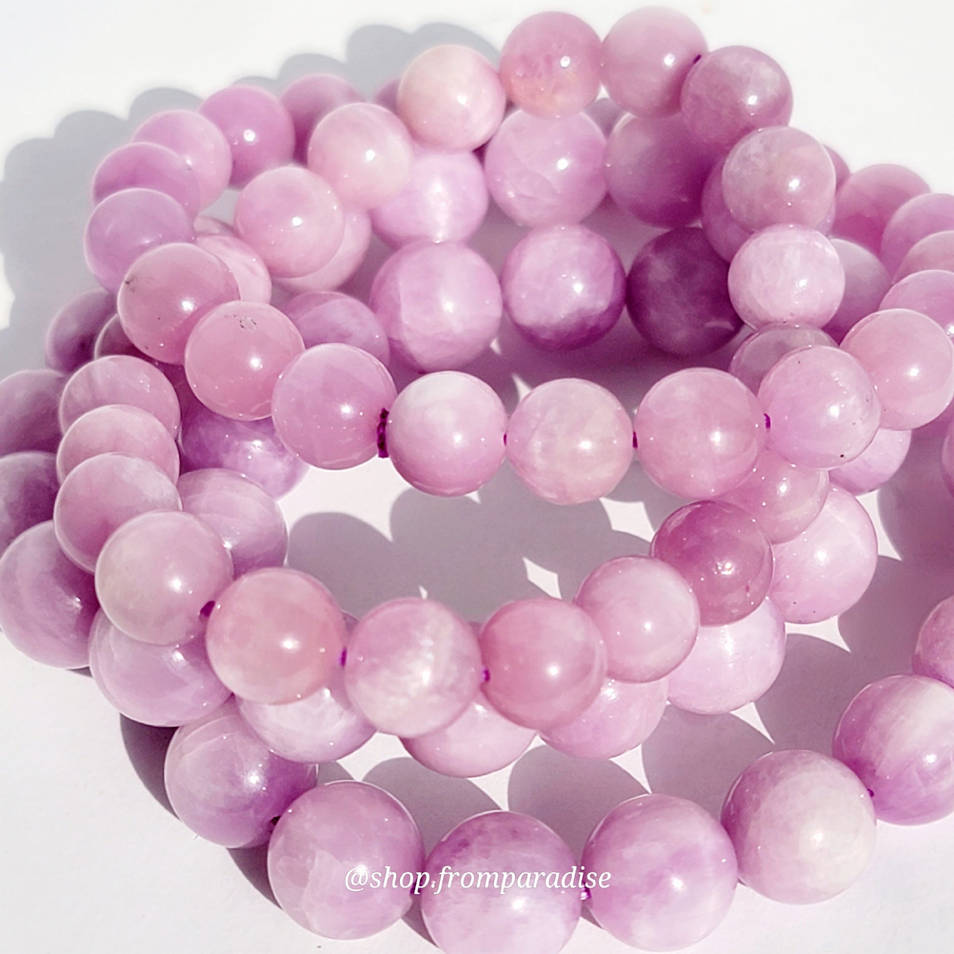 Kunzite Crystal Bracelet
