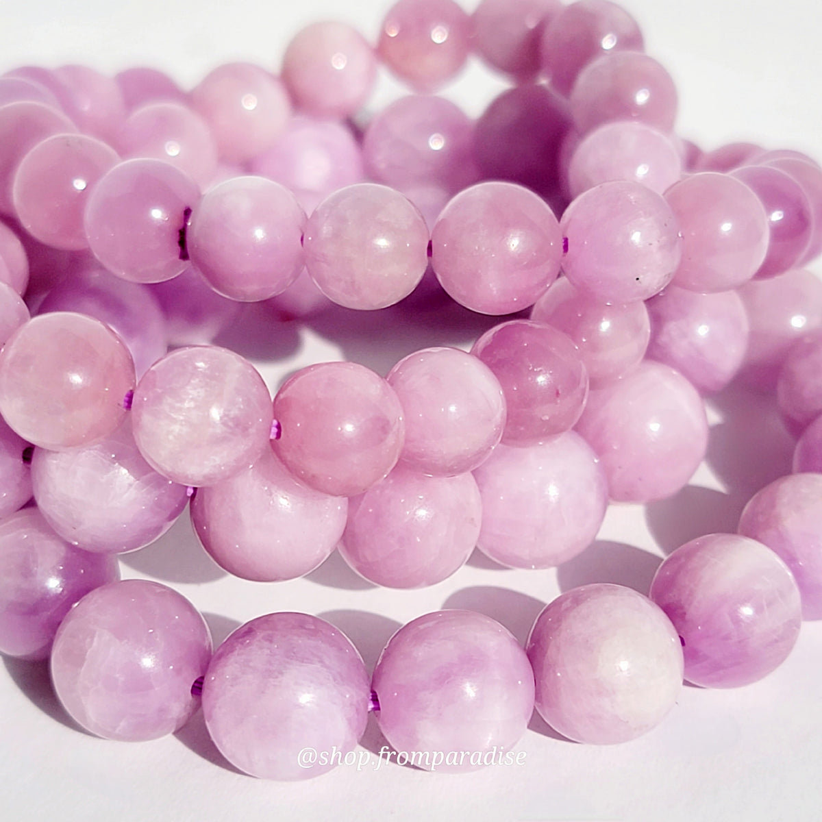 Kunzite Crystal Bracelet
