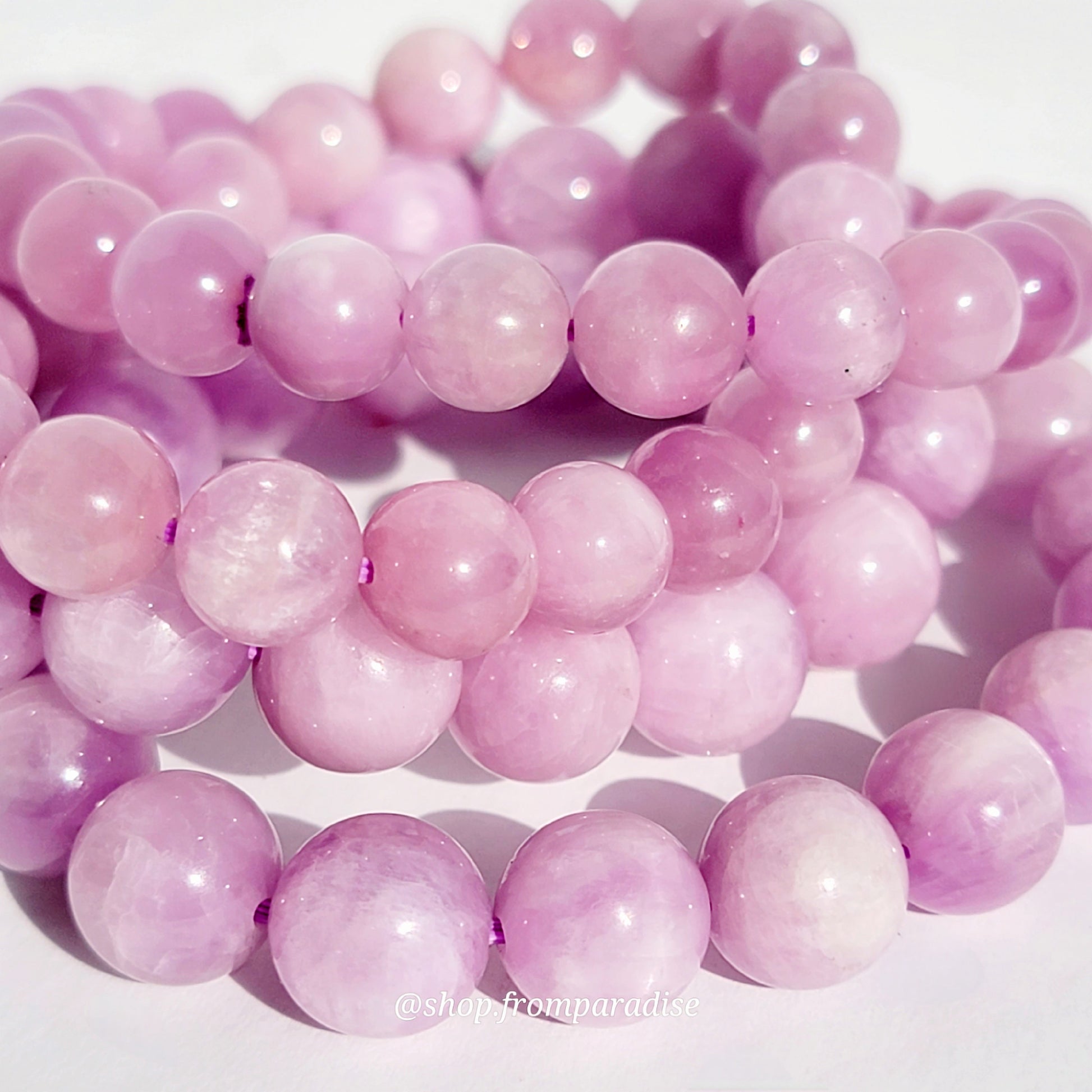 Kunzite Crystal Bracelet
