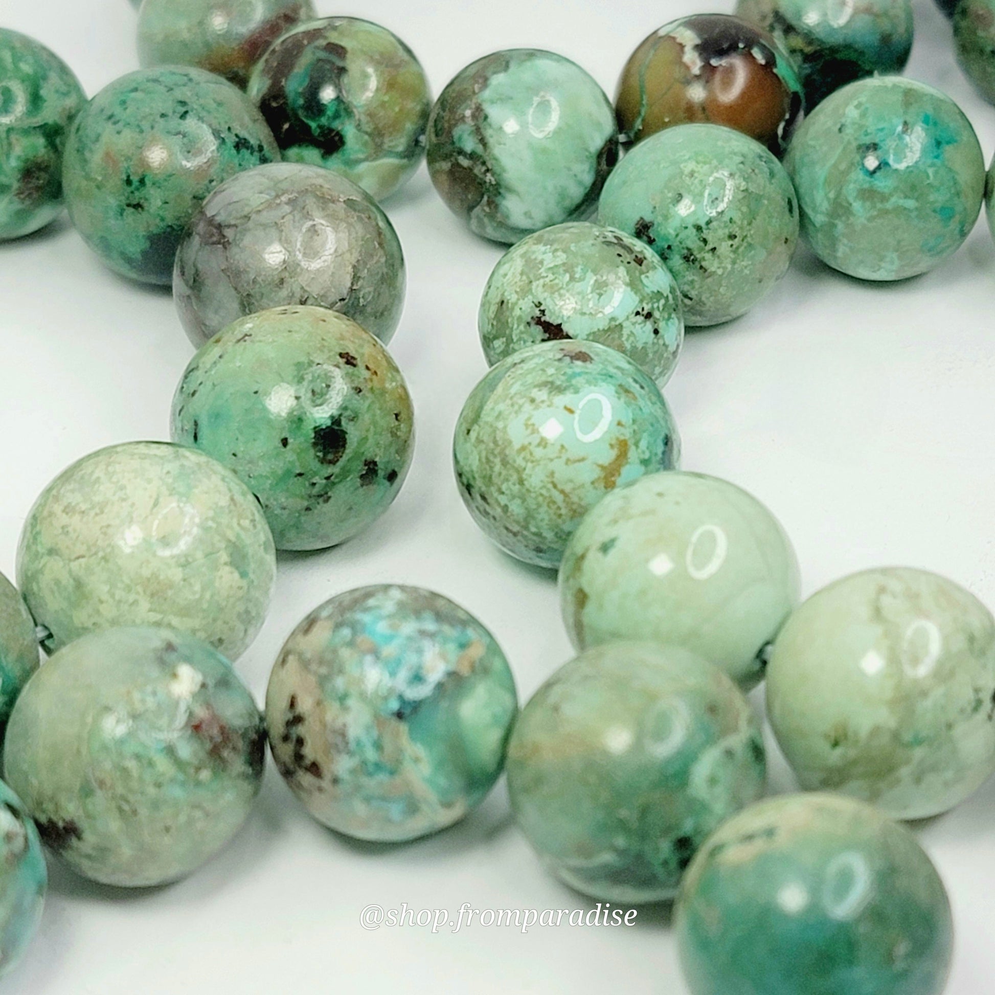 Chrysocolla Crystal Stretch Gemstone Bracelet