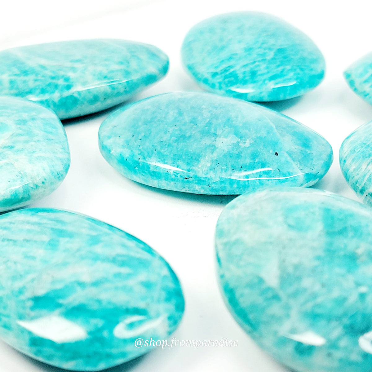 Amazonite Crystal Palm Stone