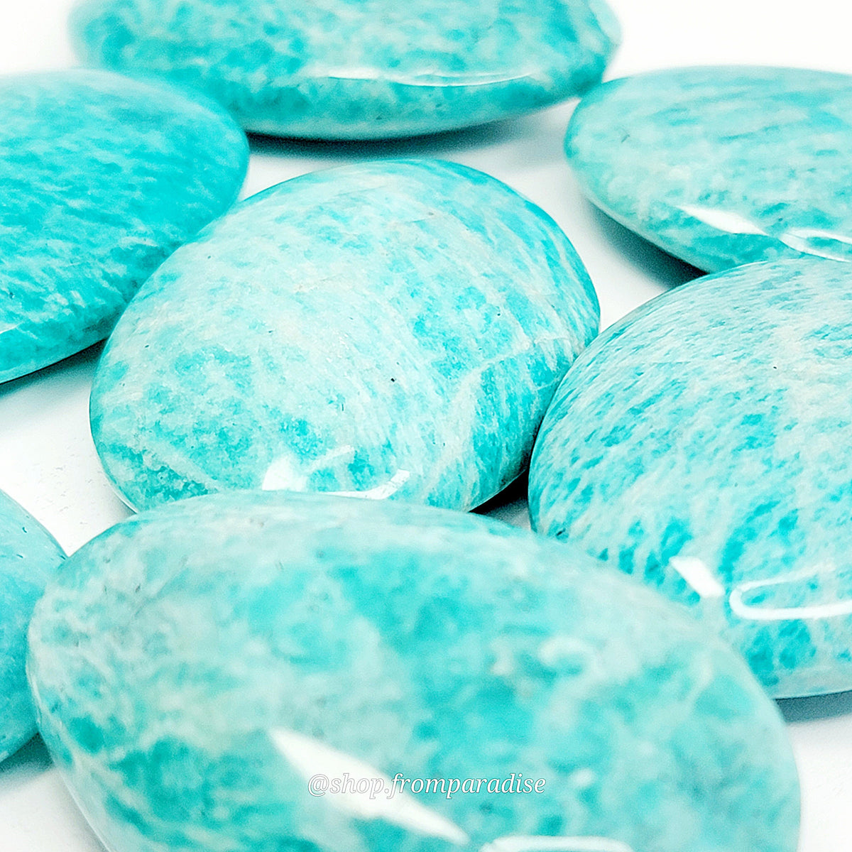 Amazonite Crystal Palm Stone