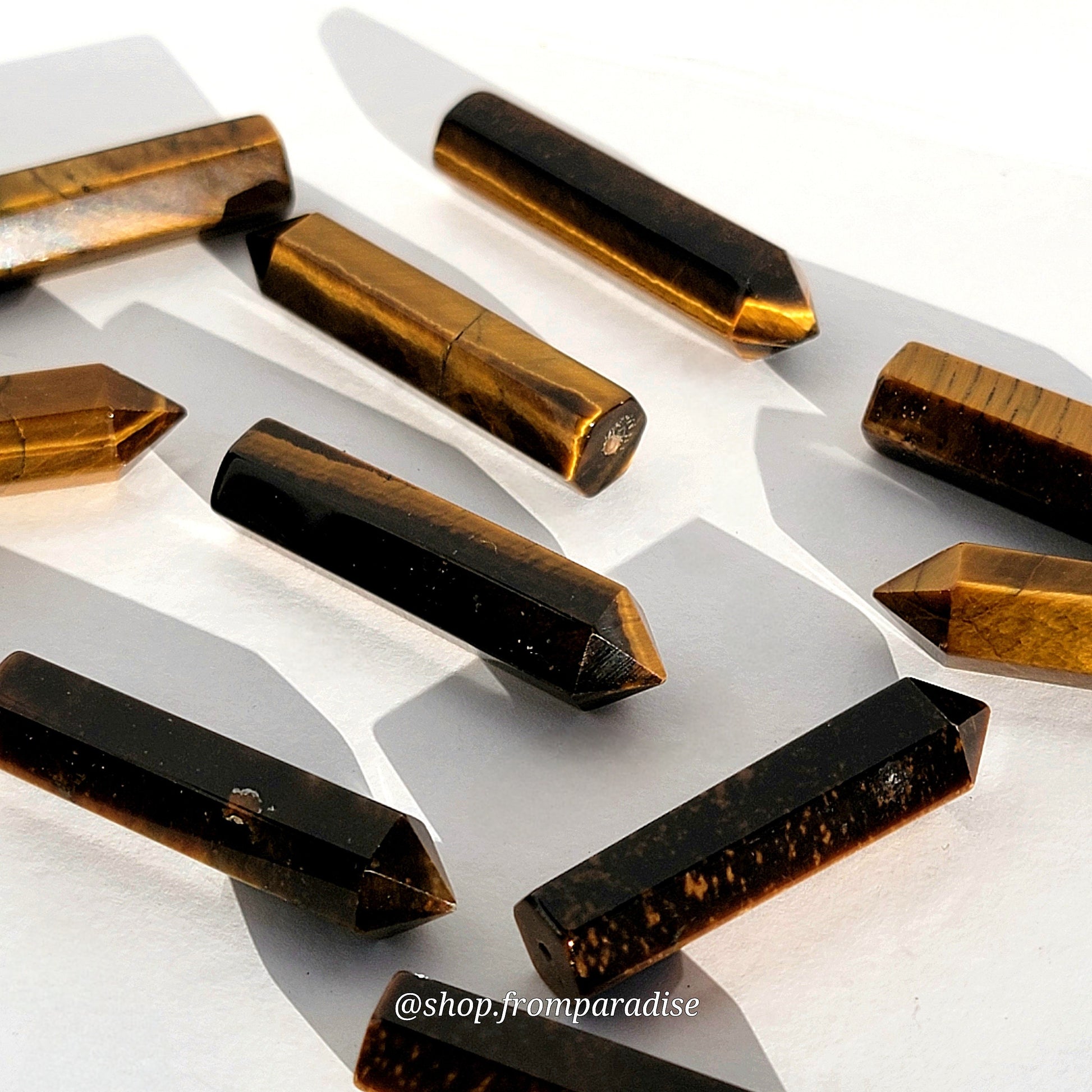 Tiger Eye Mini Crystal Tower