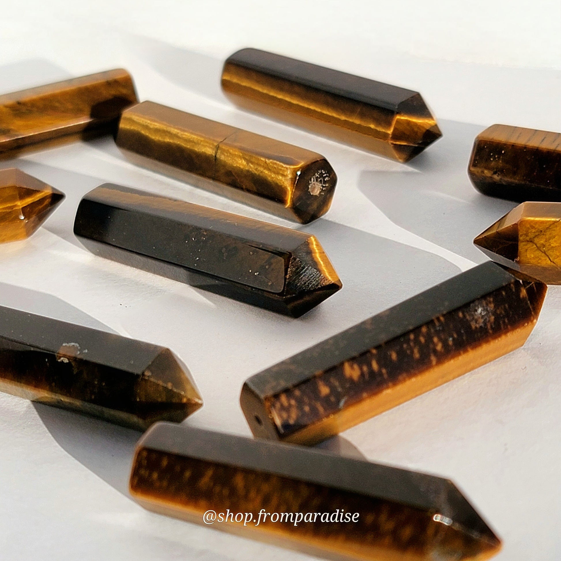 Tiger Eye Mini Crystal Tower