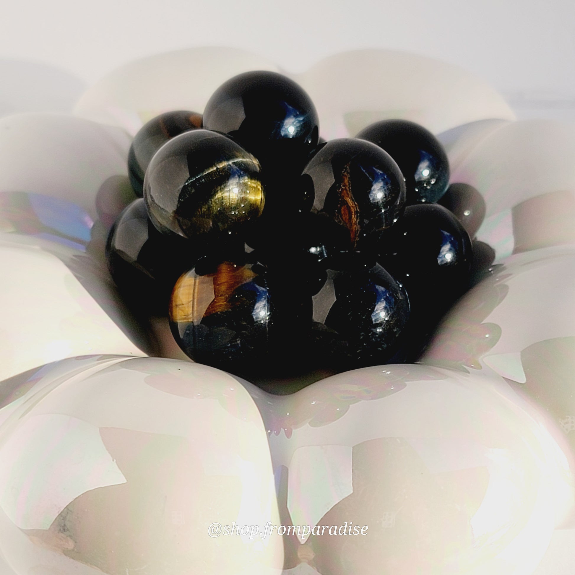 Blue Tigers Eye Crystal  Sphere
