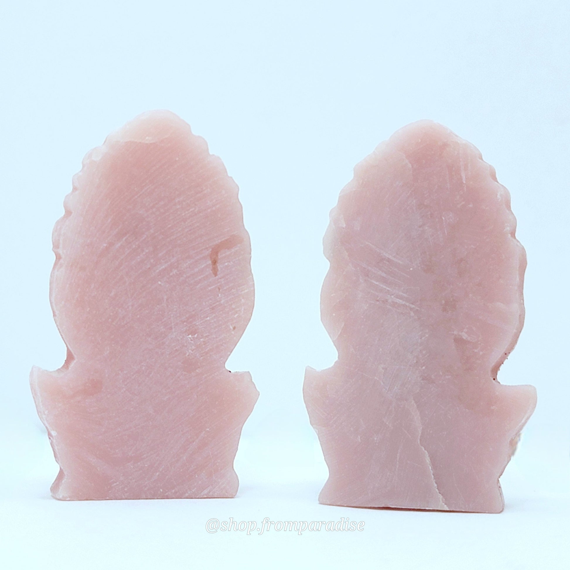 Ganesha Statue Pink Opal Crystal Carving: The Remover of Obstacles, God of New Beginnings, Wisdom, and Success