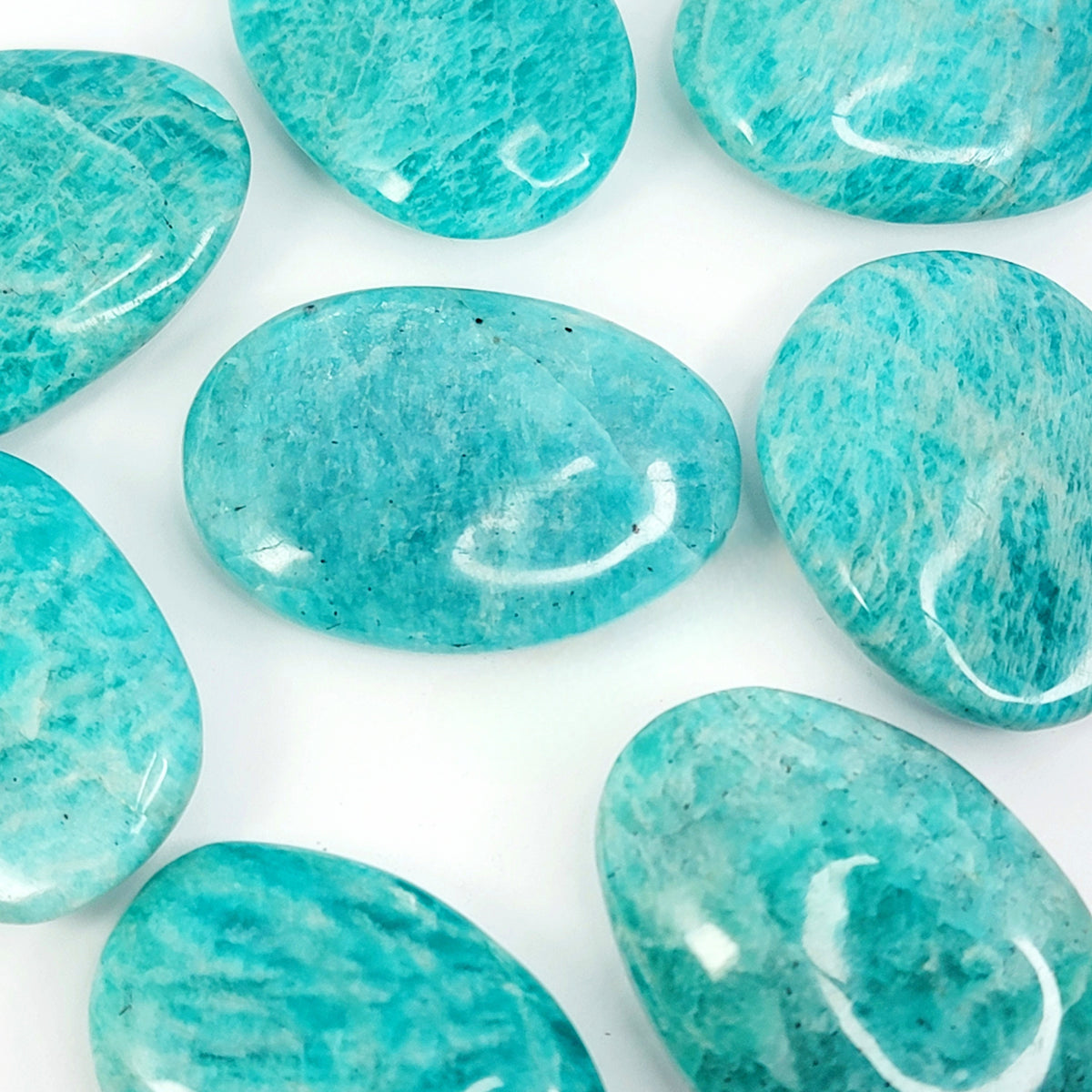 Amazonite Crystal Palm Stone