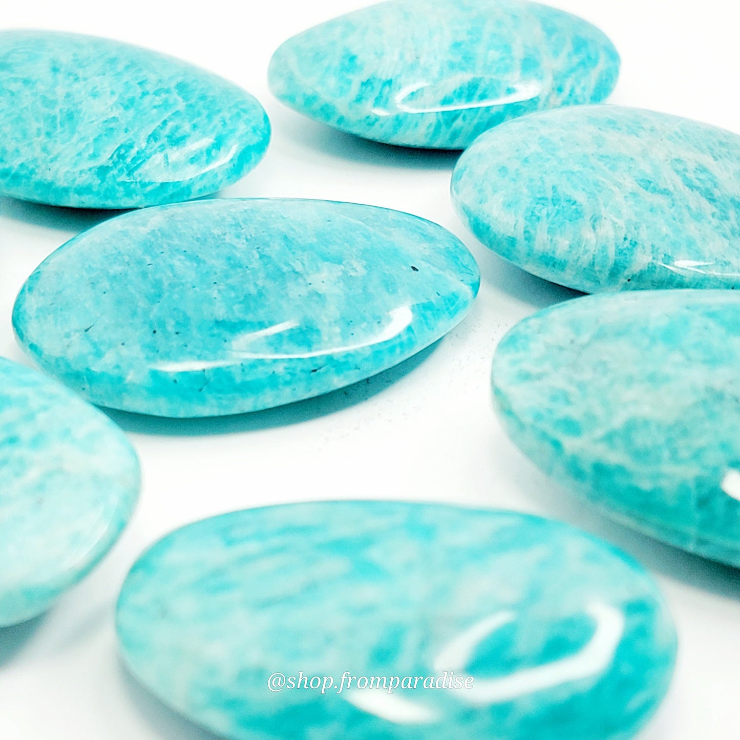 Amazonite Crystal Palm Stone