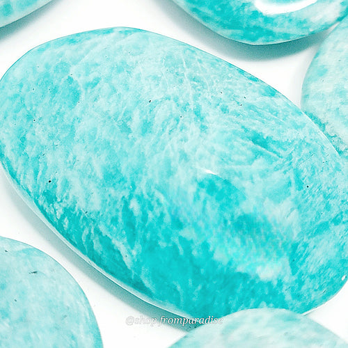 Amazonite Crystal Palm Stone